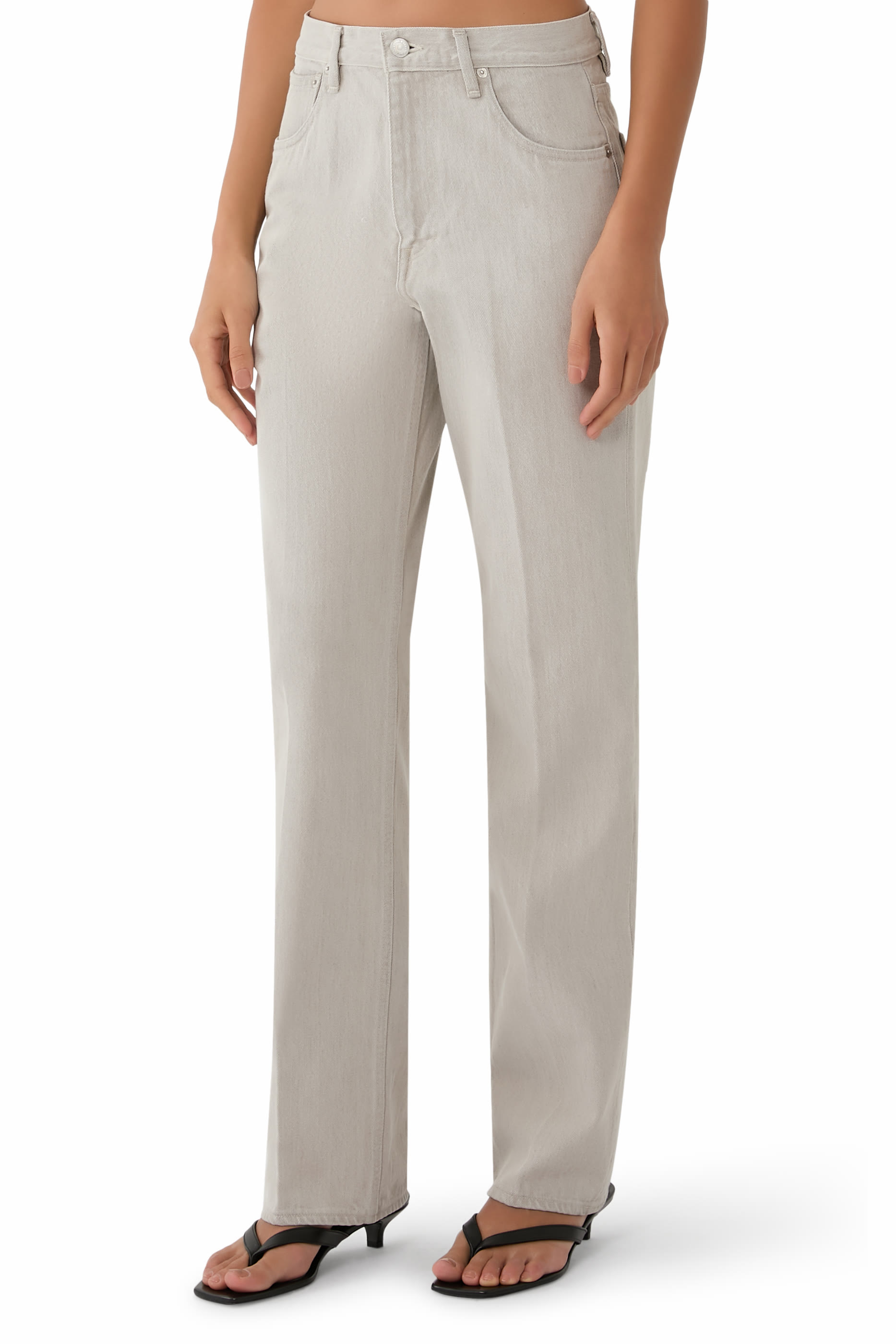 Faded Hard Twist Denim 5P Pants