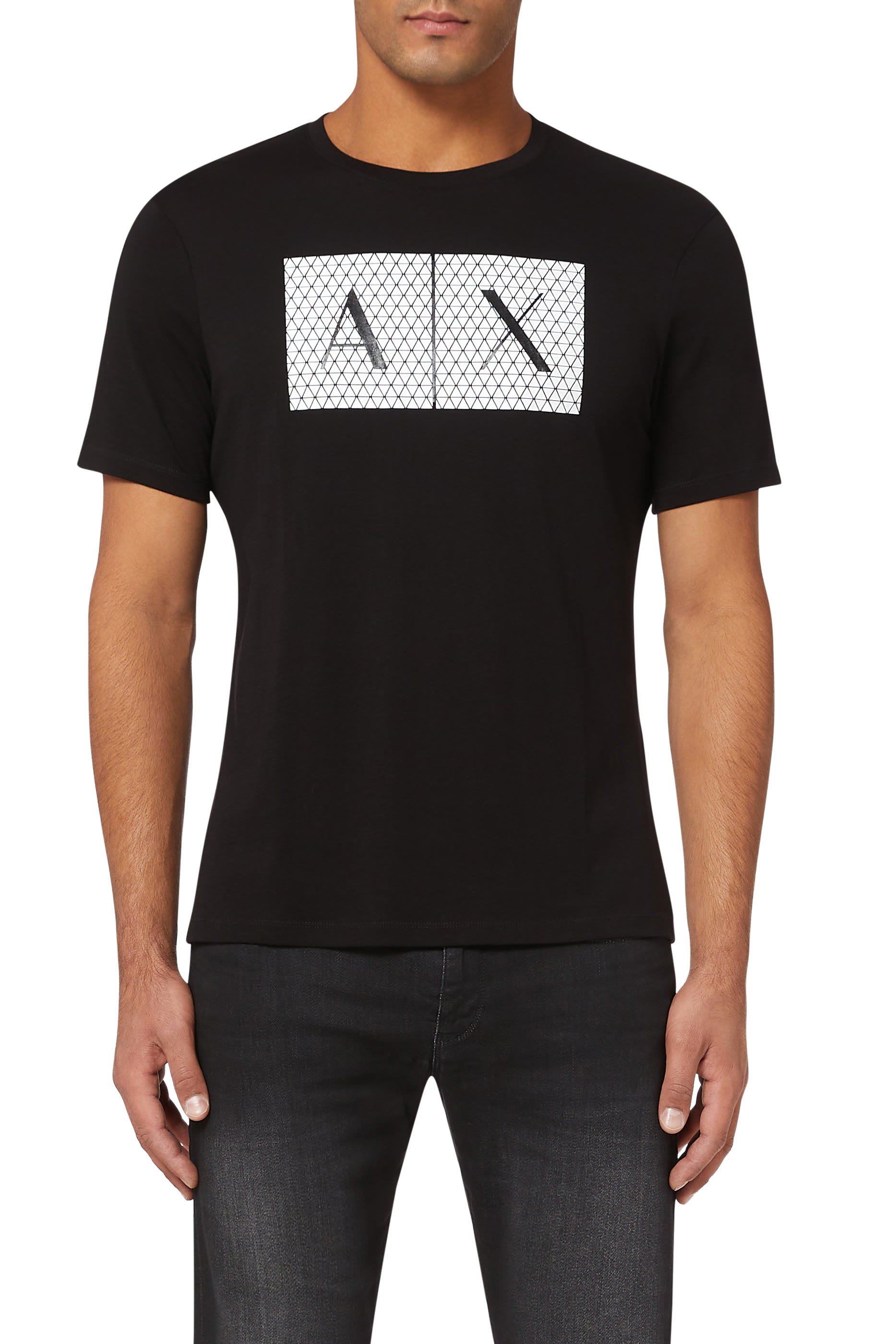 Triangulation Logo Print T-Shirt
