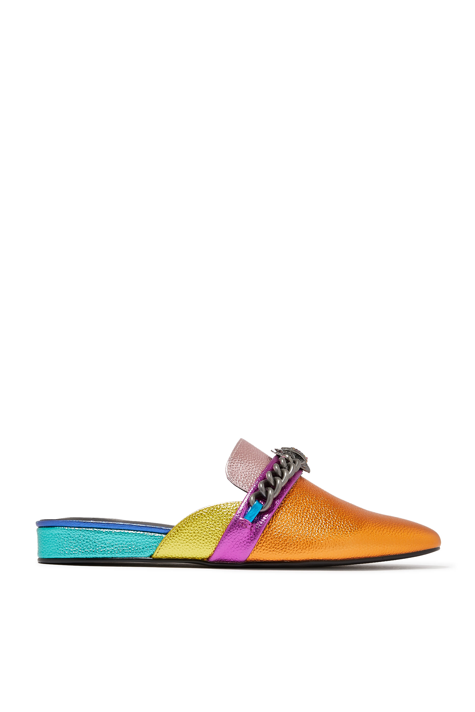 Chelsea Flat Leather Mules