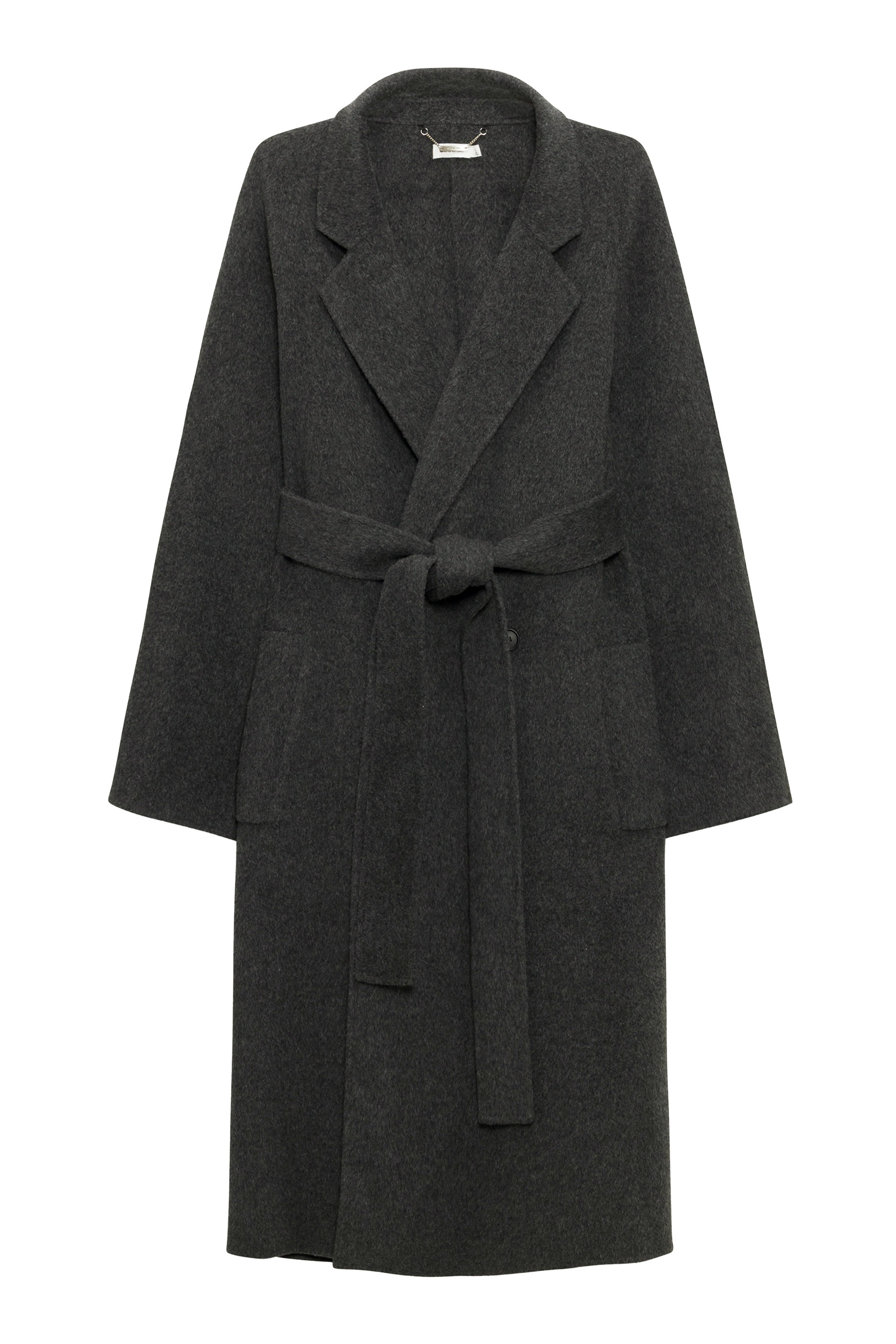  Sutton Double Breasted Wool Coat