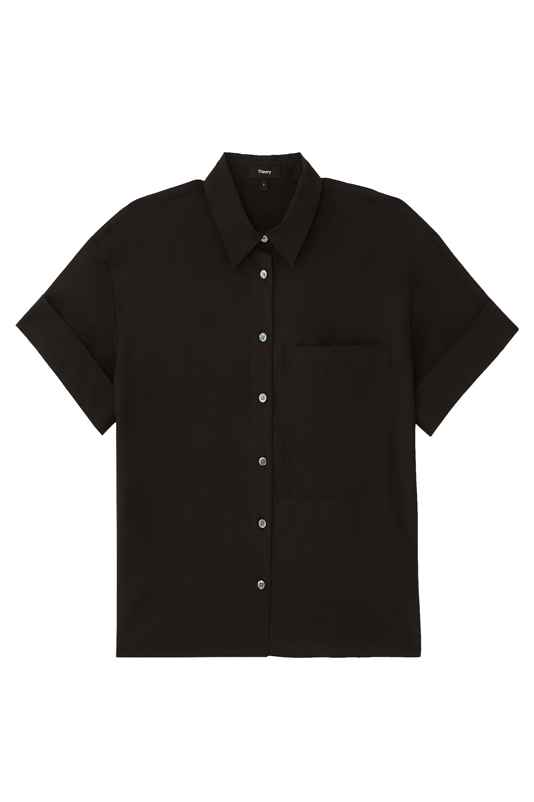 Patch Pocket Shirt in Cotton-Blend
