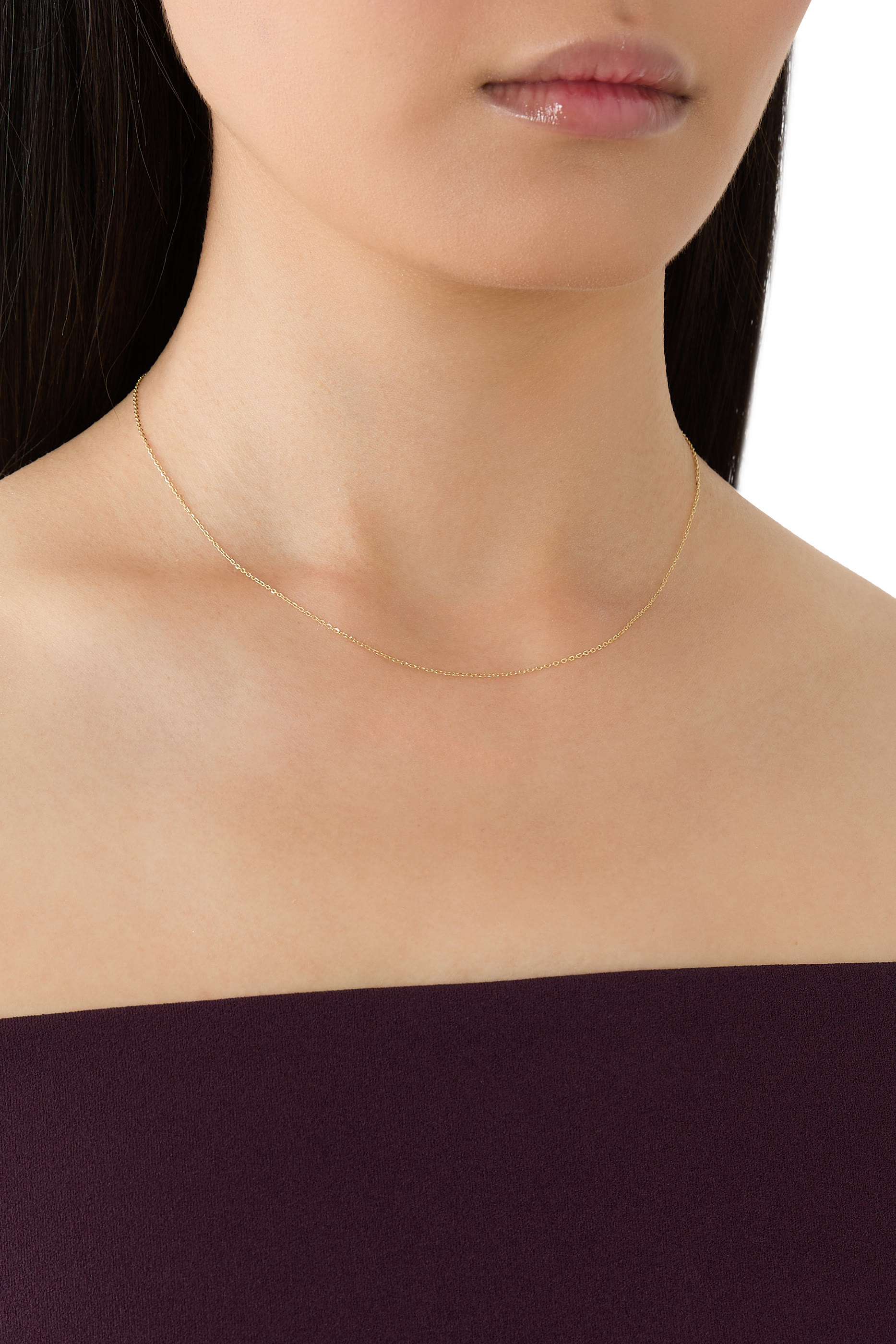 Chain Necklace, 18k Yellow Gold