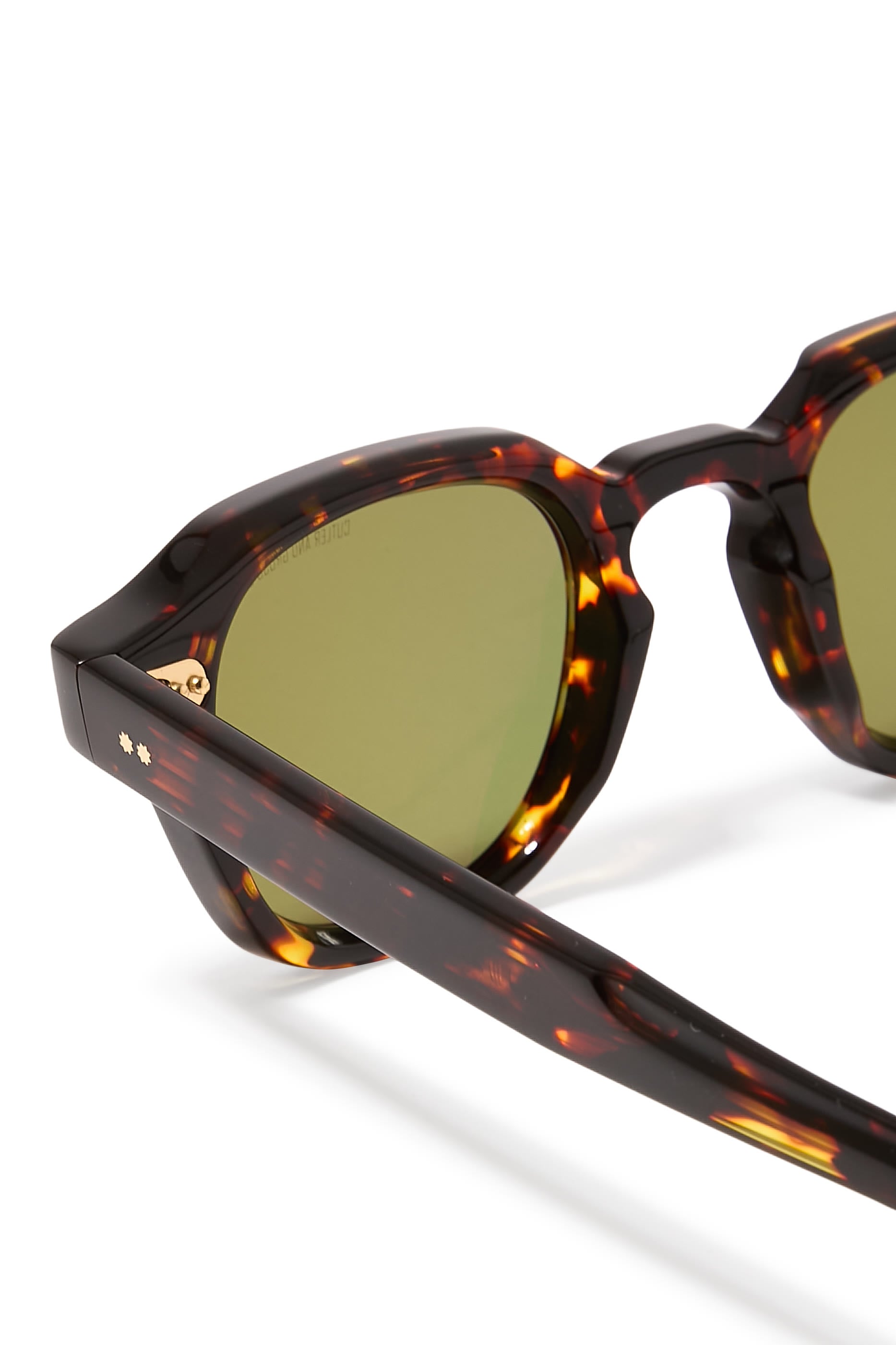 1420 Havana Rectangle Sunglasses
