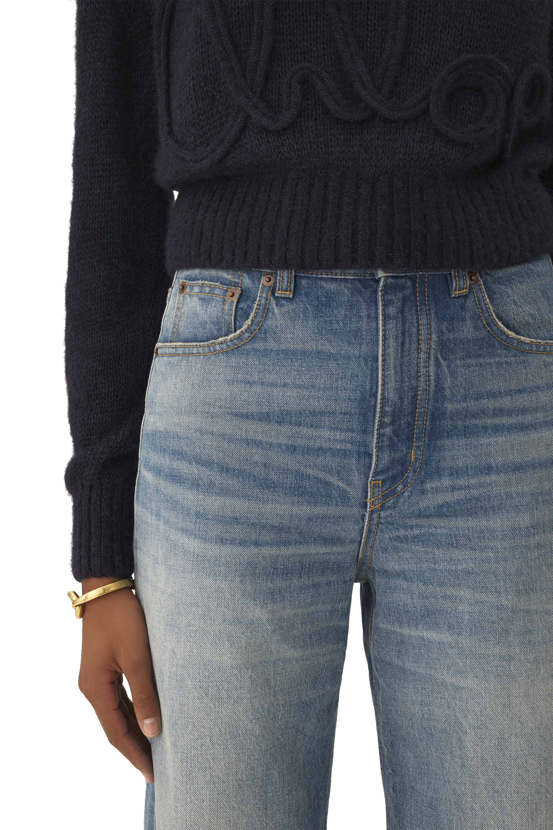 High-Rise Cropped Jeans