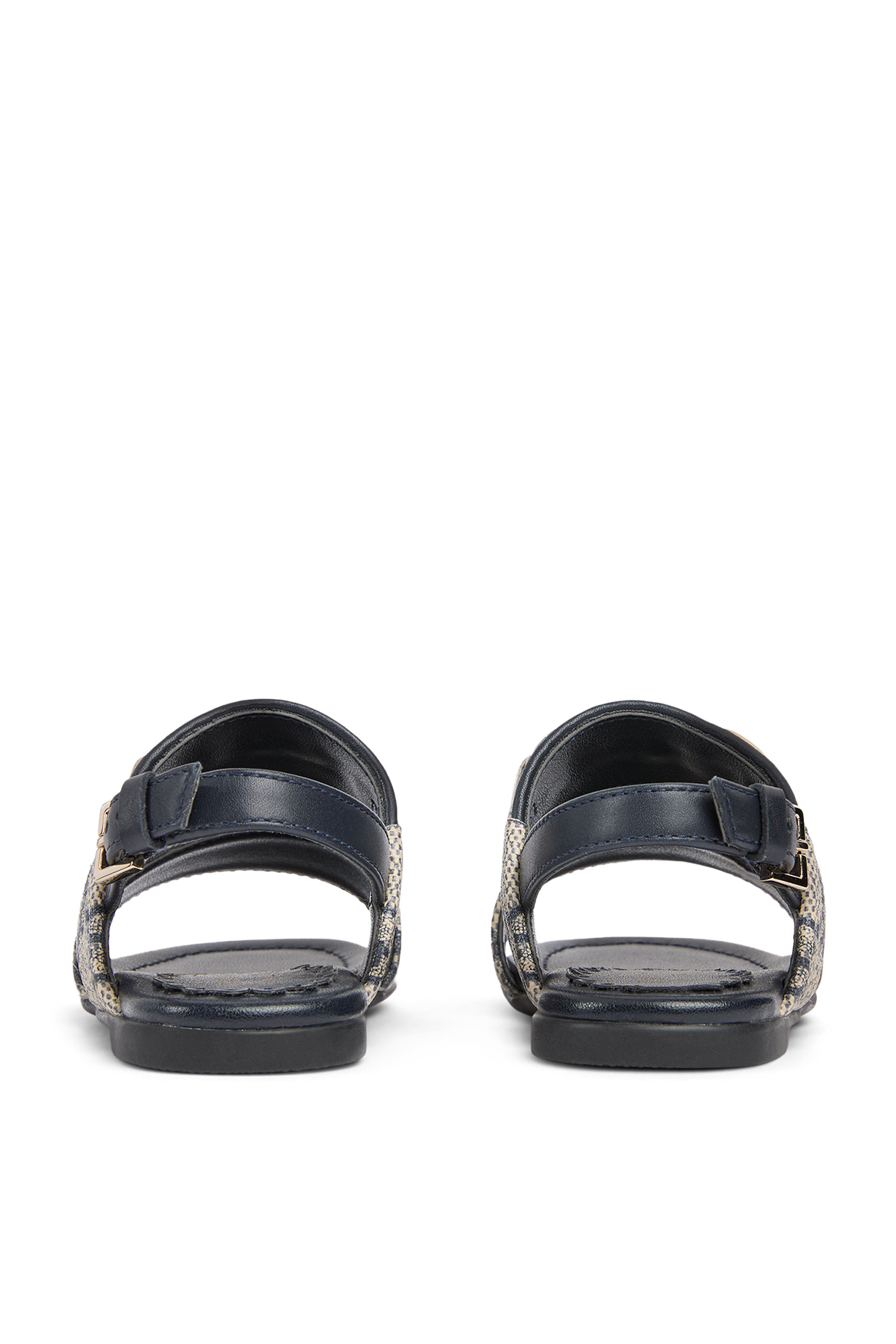 Kids Web and Horsebit Detail Sandals