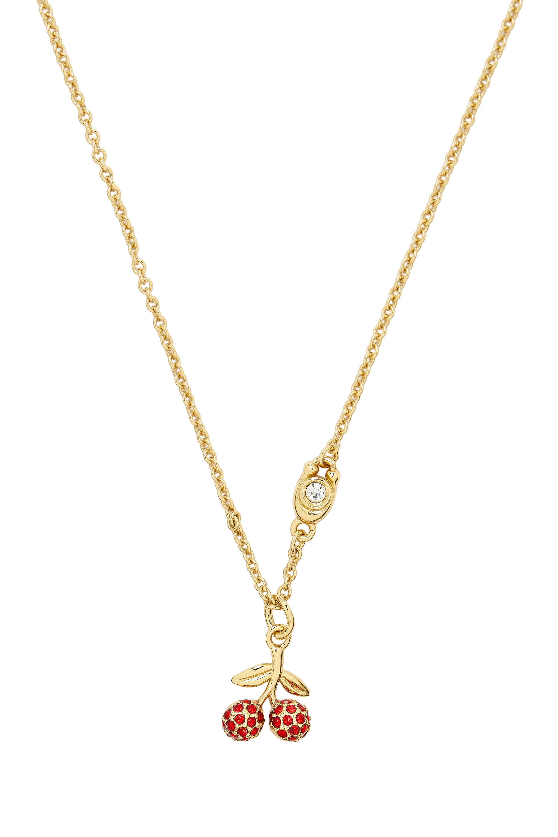 Pavé Cherry Pendant Necklace