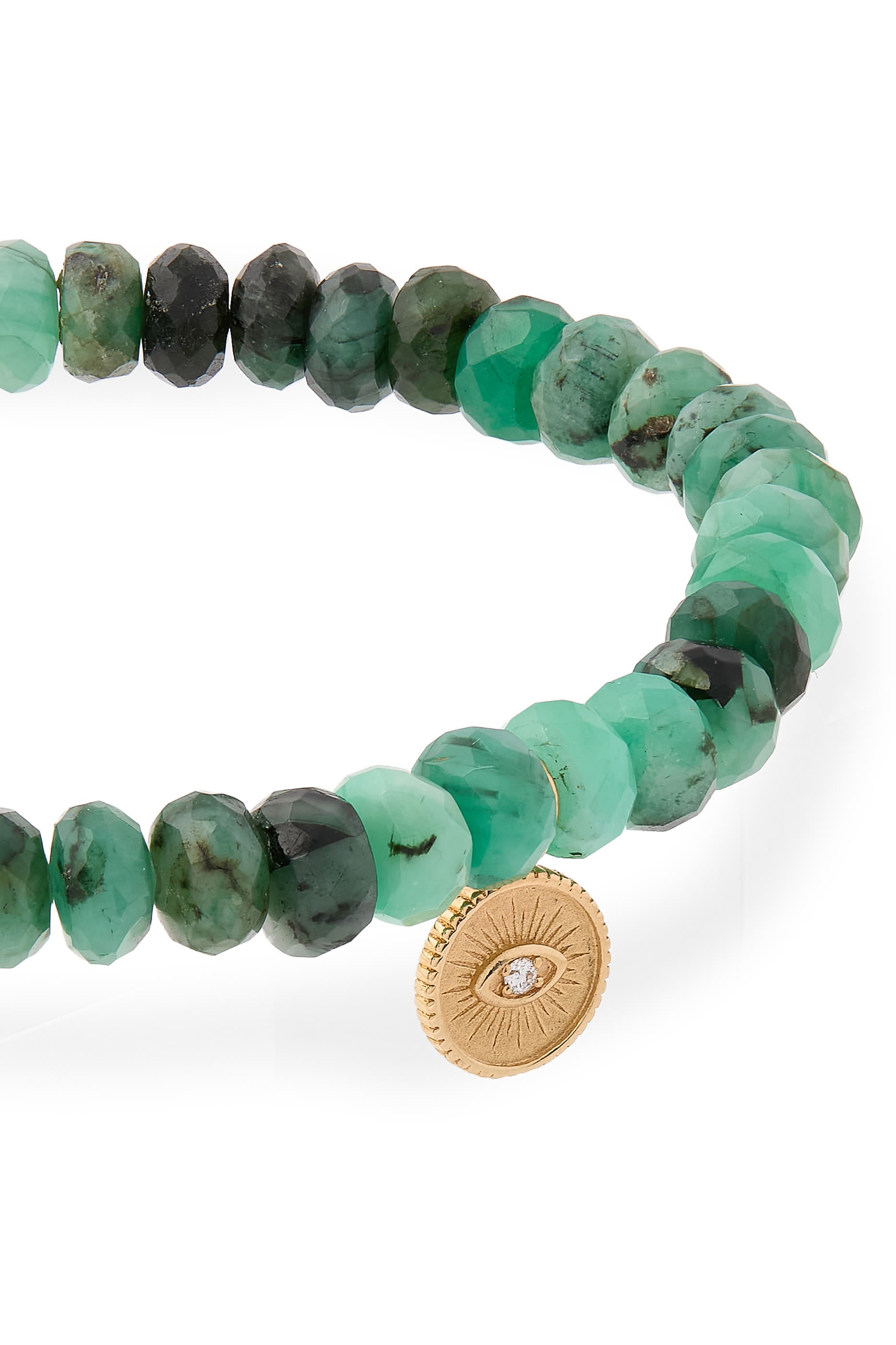 Beaded Bracelet, 14K Yellow Gold & Diamond
