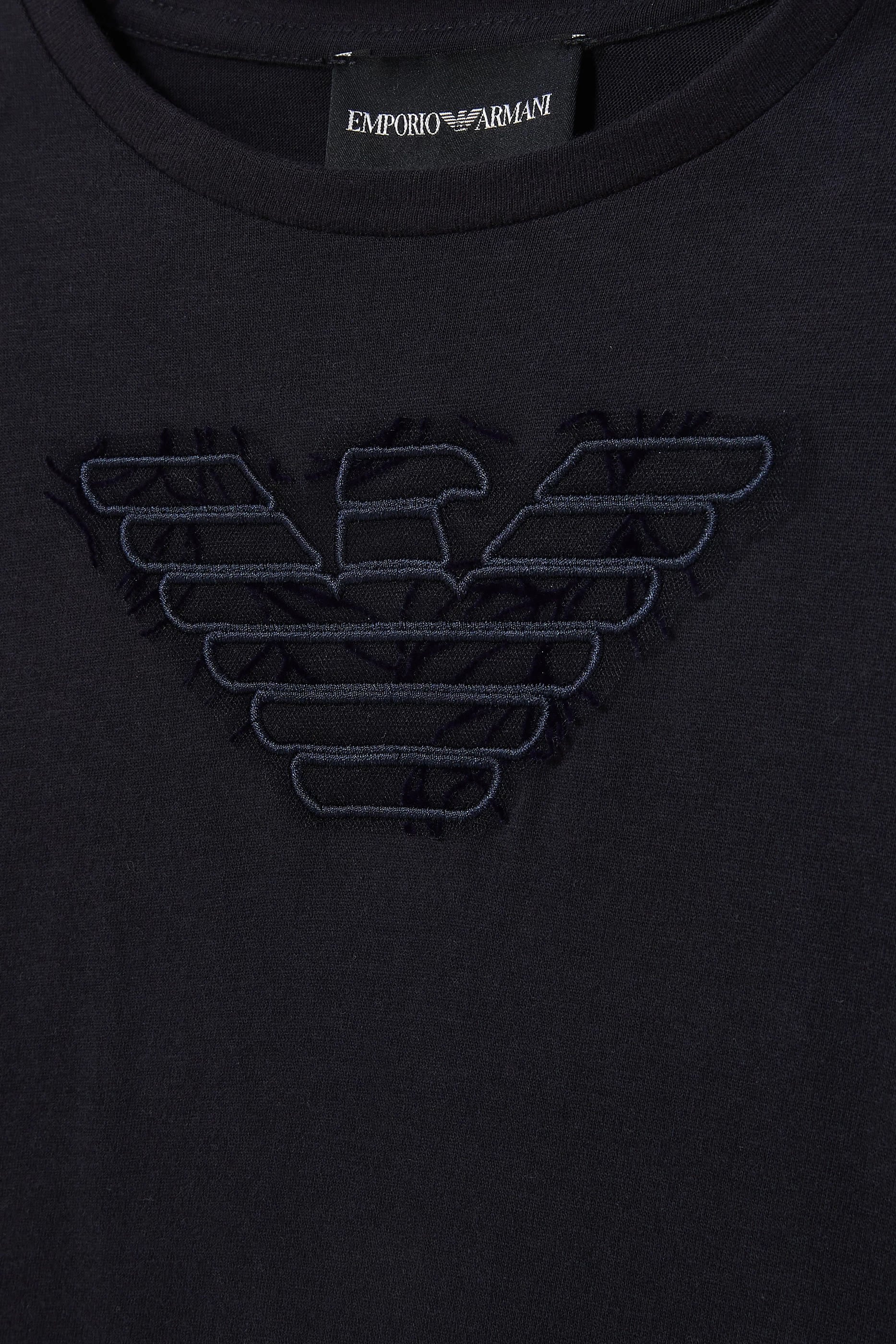 Kids Embroidered Logo T-Shirt