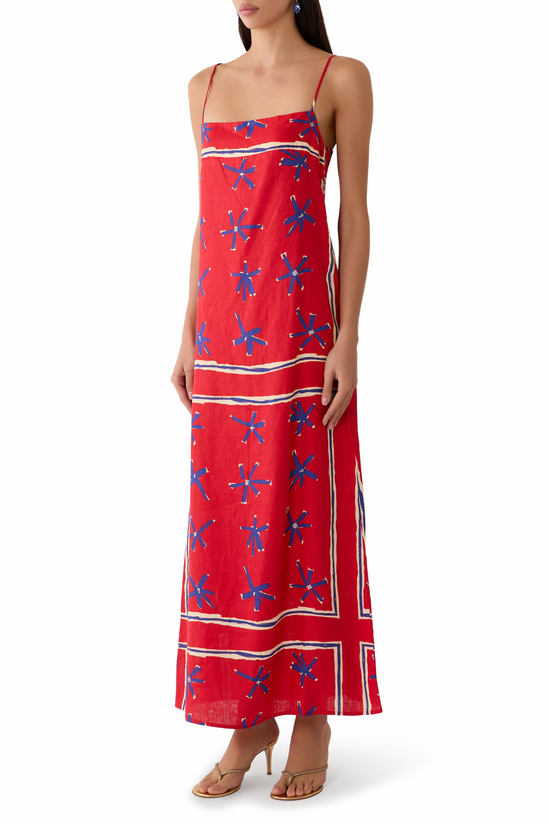 Laura Floral-Print Maxi Dress