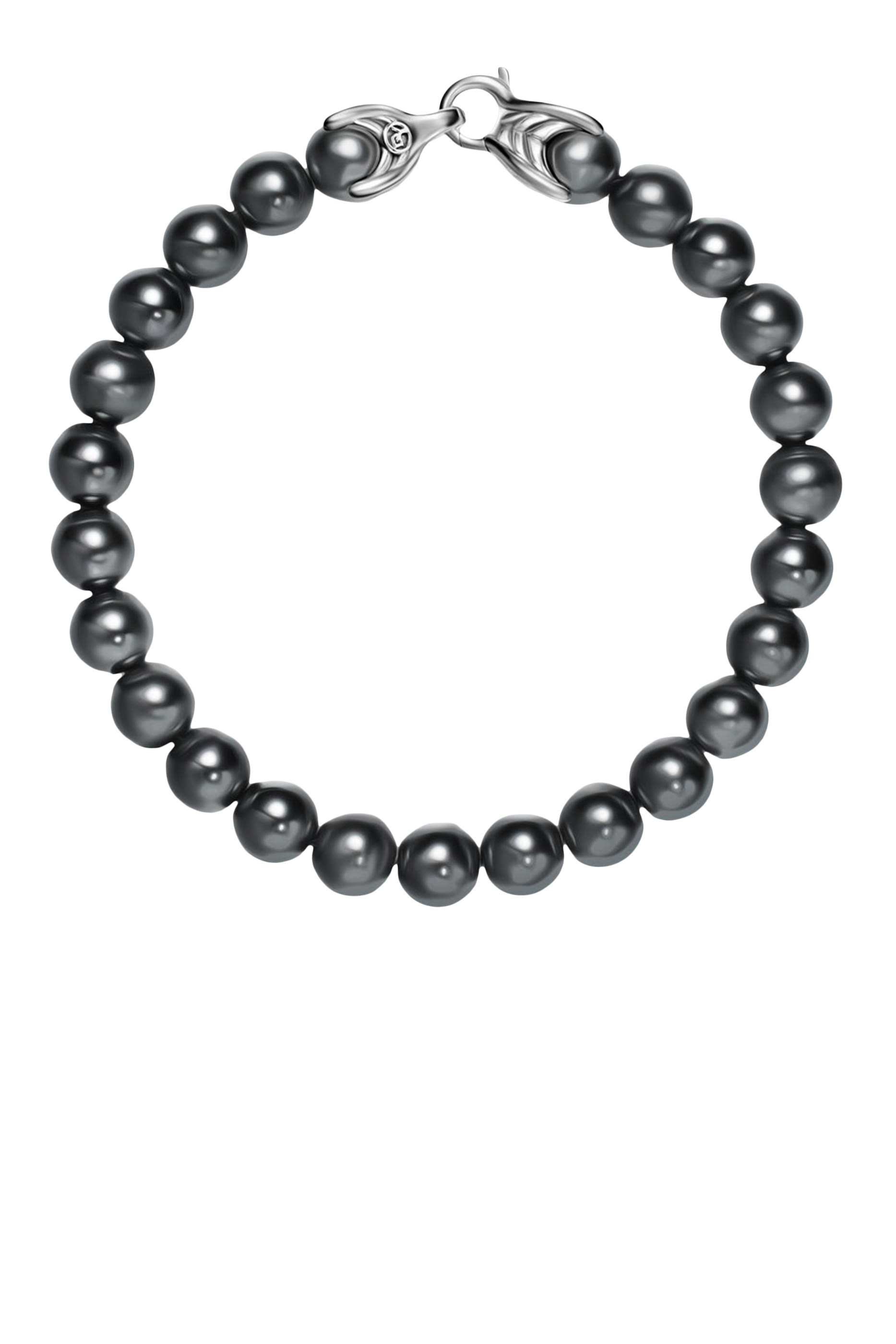 Spiritual Bracelet, Sterling Silver & Onyx