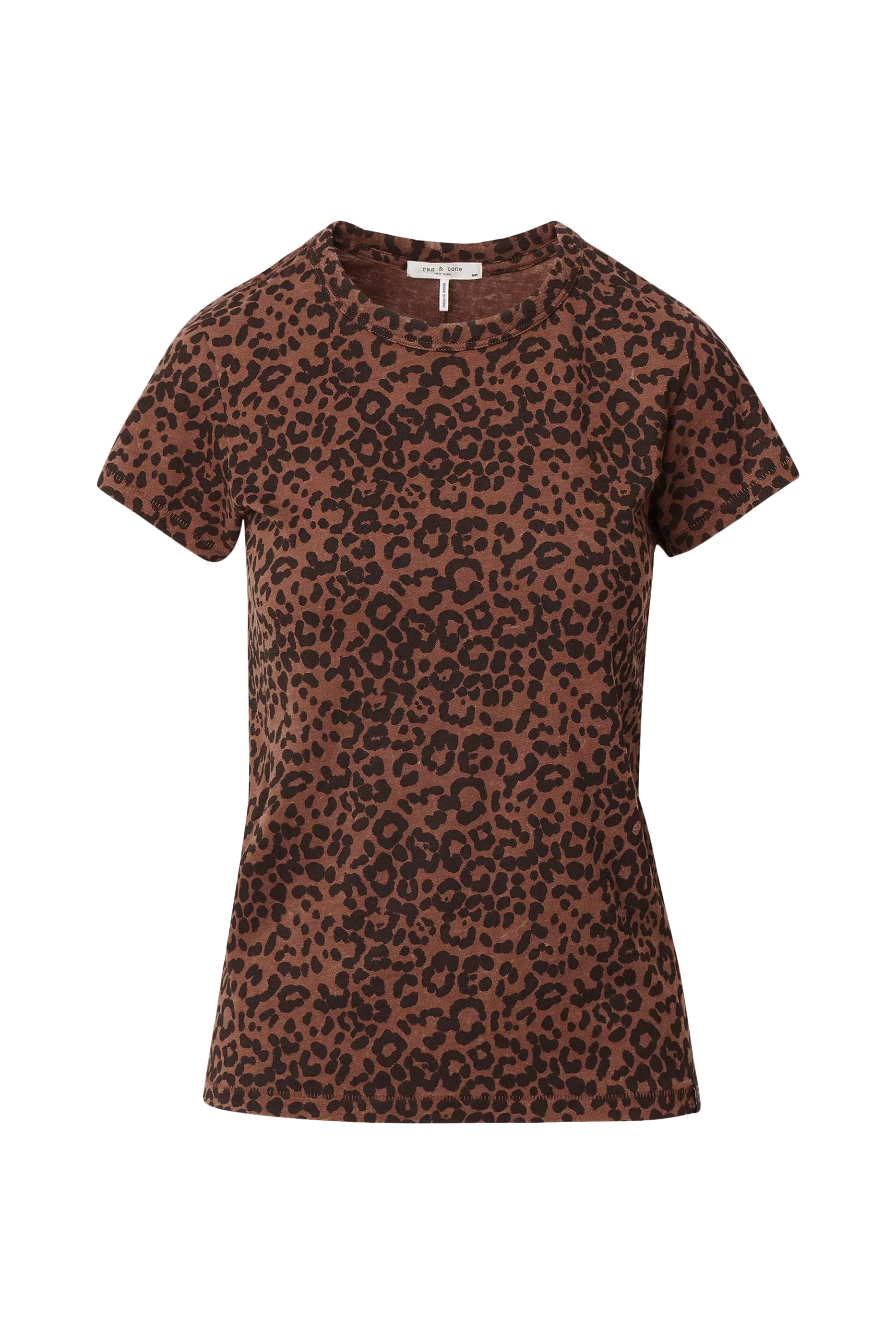 Leopard-Print Cotton T-Shirt