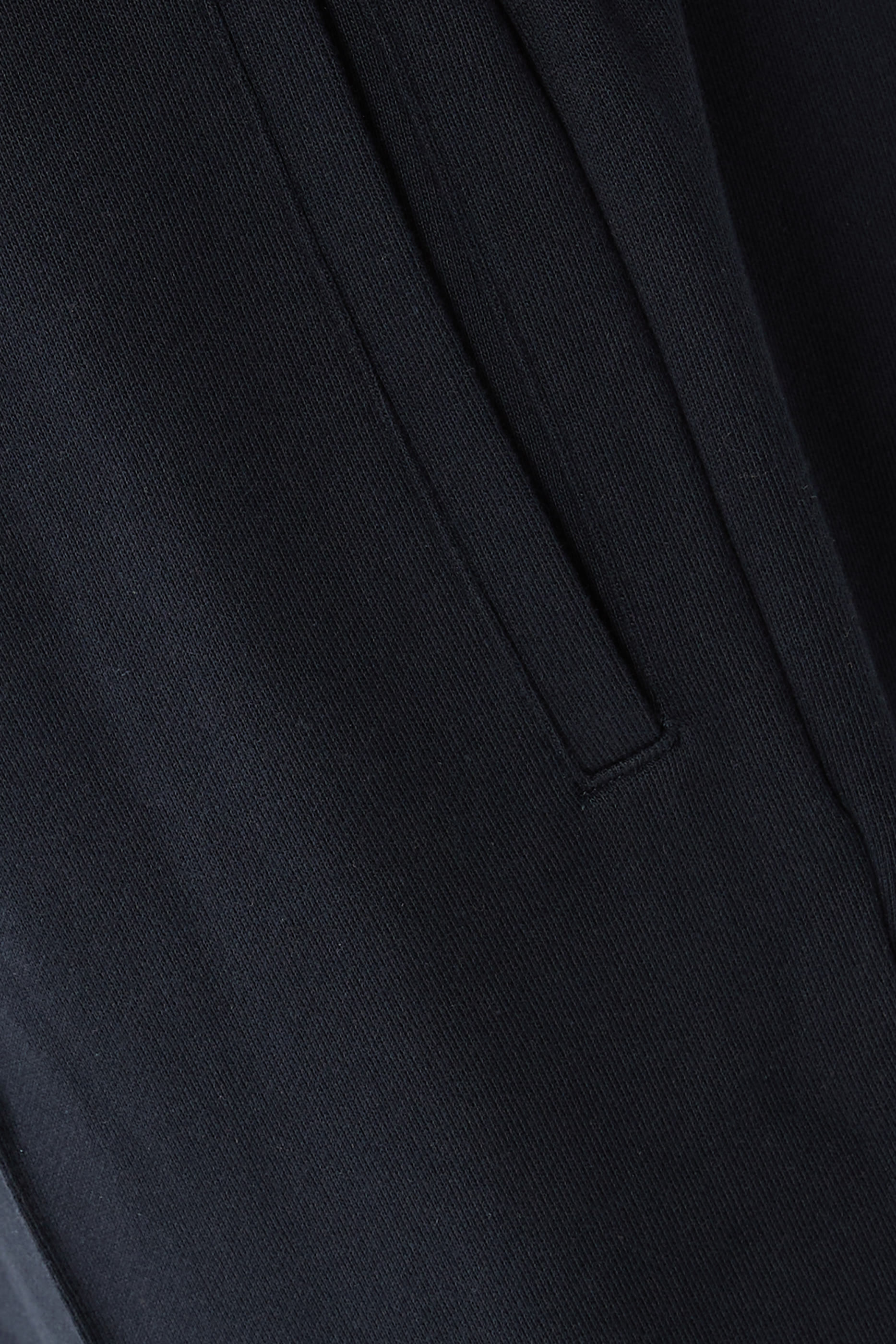 Rib-Knit Details Trousers