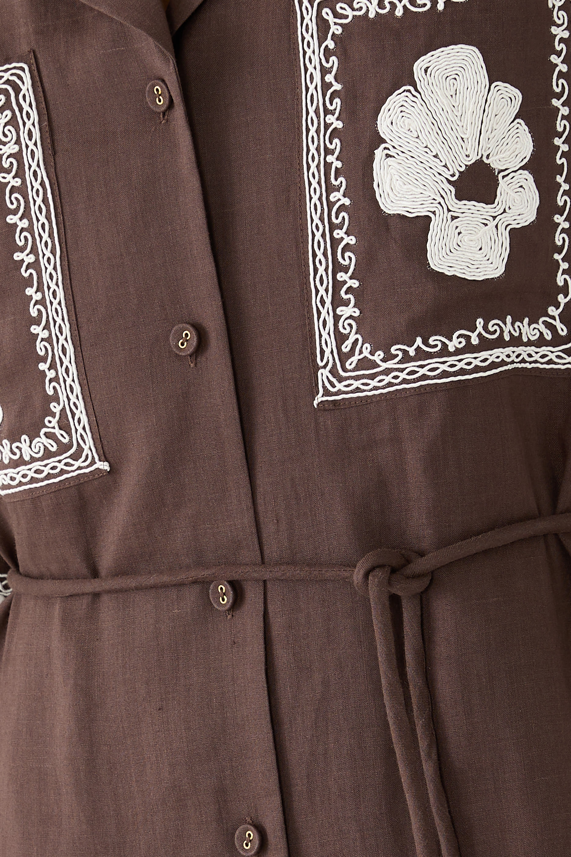 Leandra Corded Shirtdress