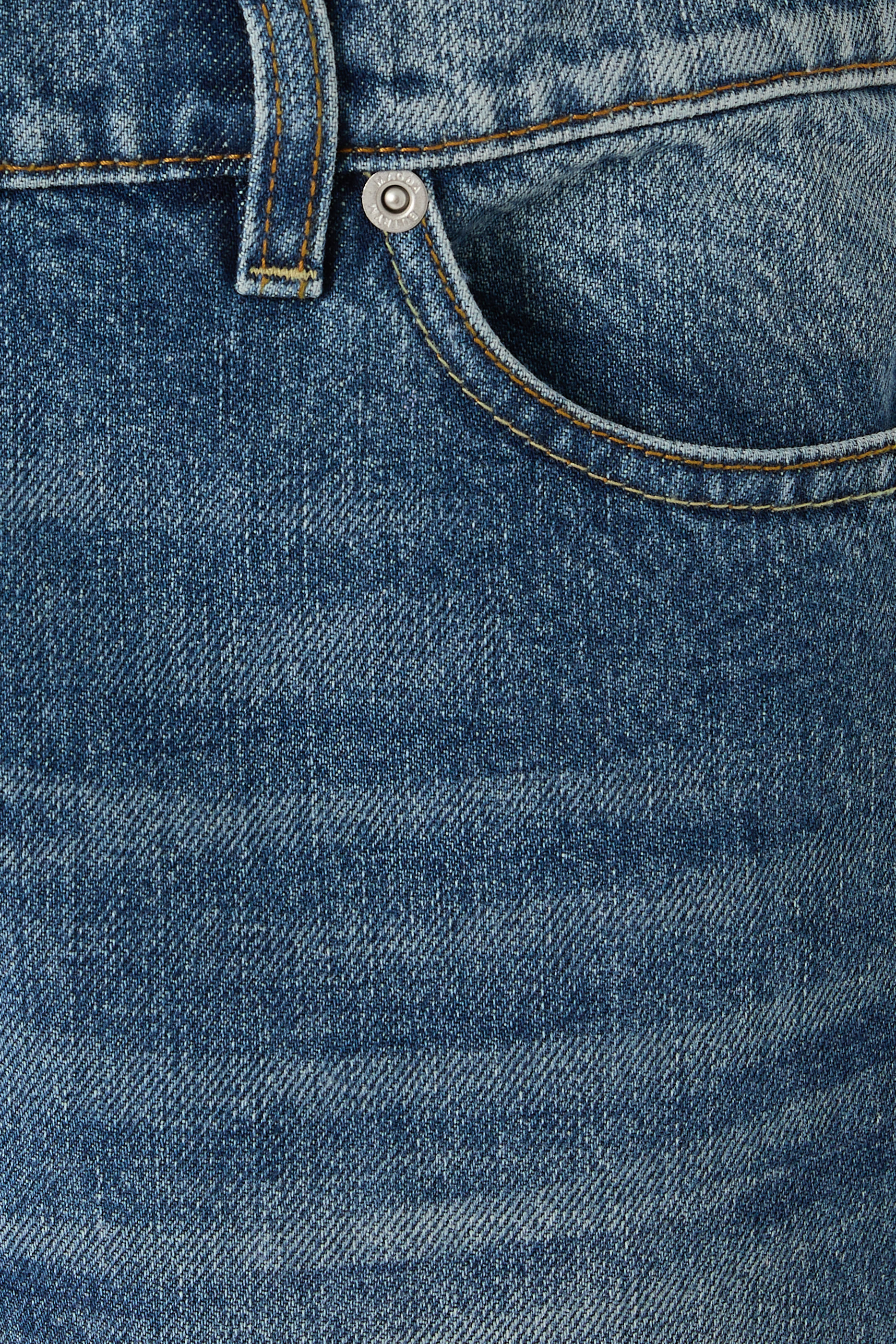 Denim Straight-Leg Jeans 