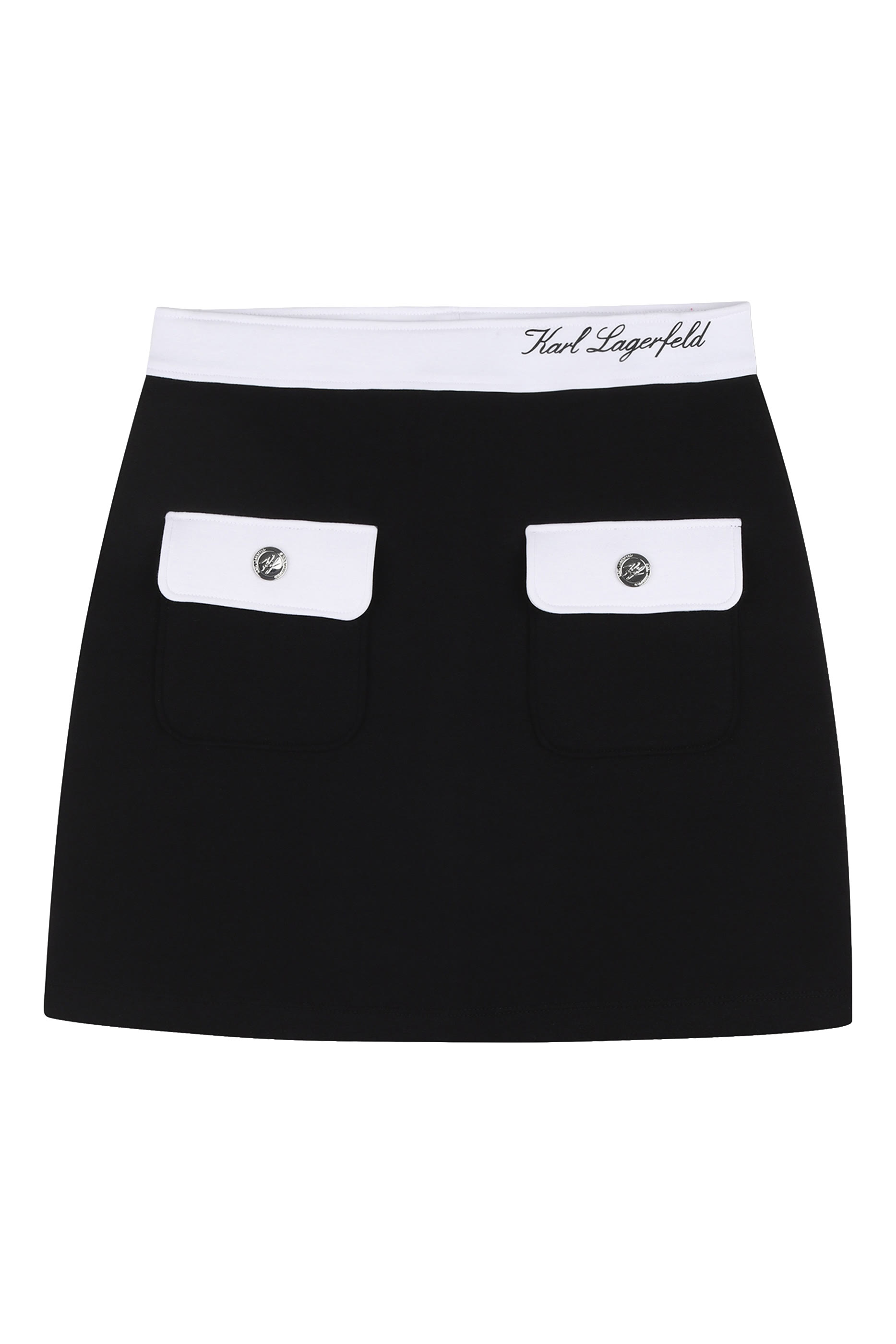 Kids Piped Mini Skirt