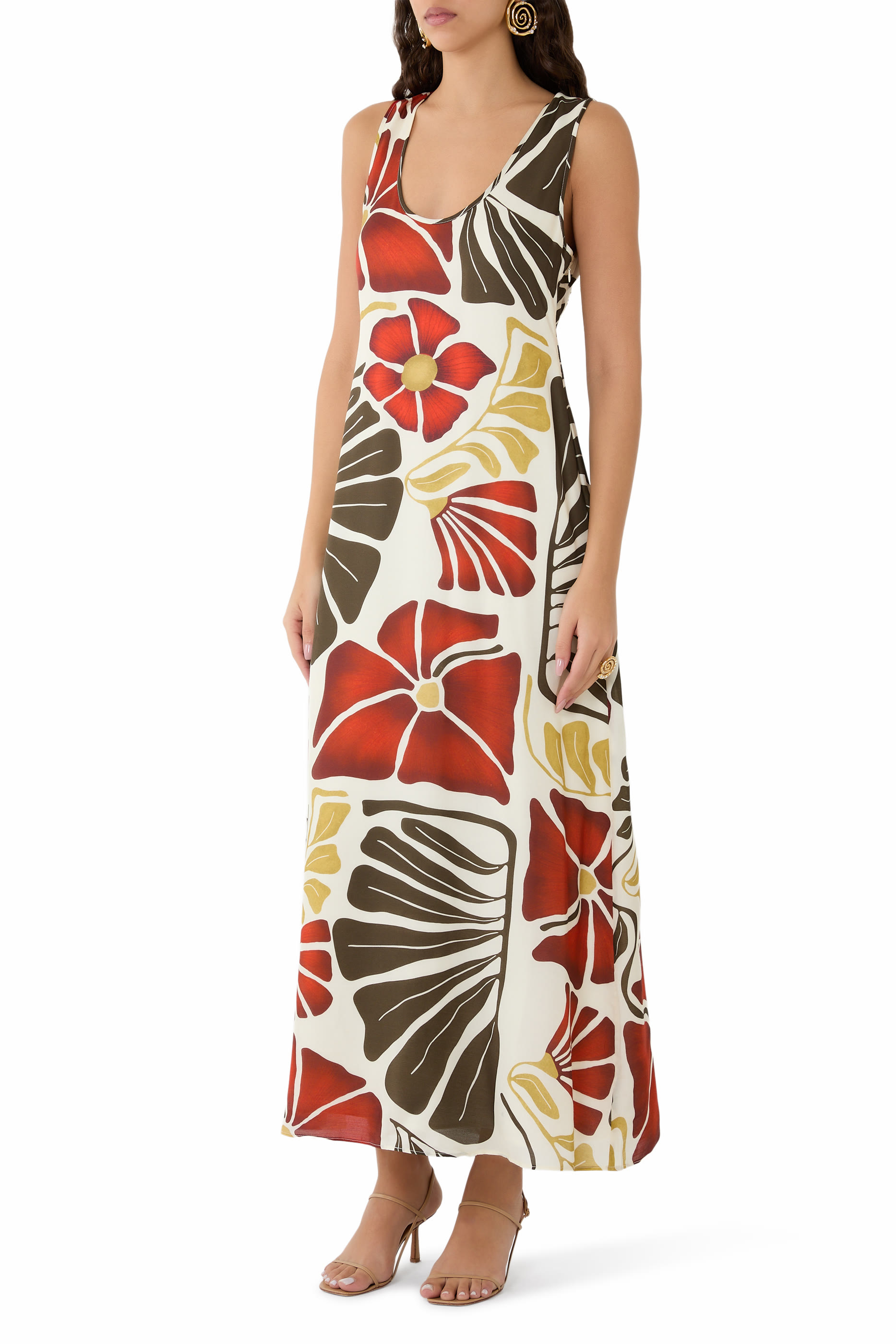  Julietta Scoop Neck Maxi Dress