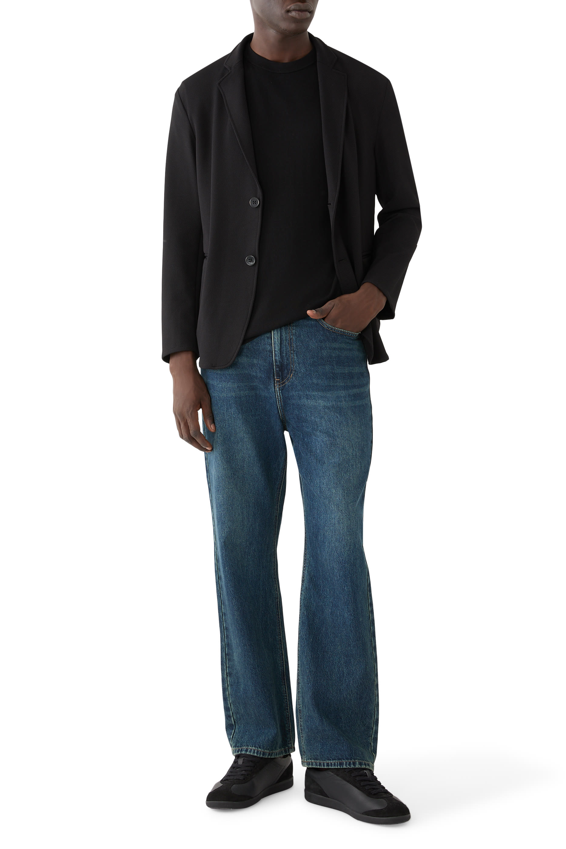 Techno Jersey Piquet Blazer