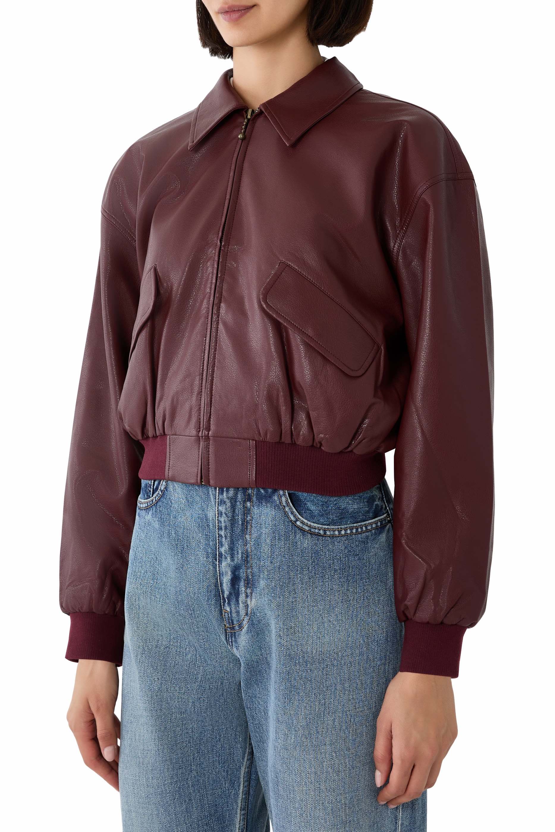 Better Than Leather Bomber Jacket