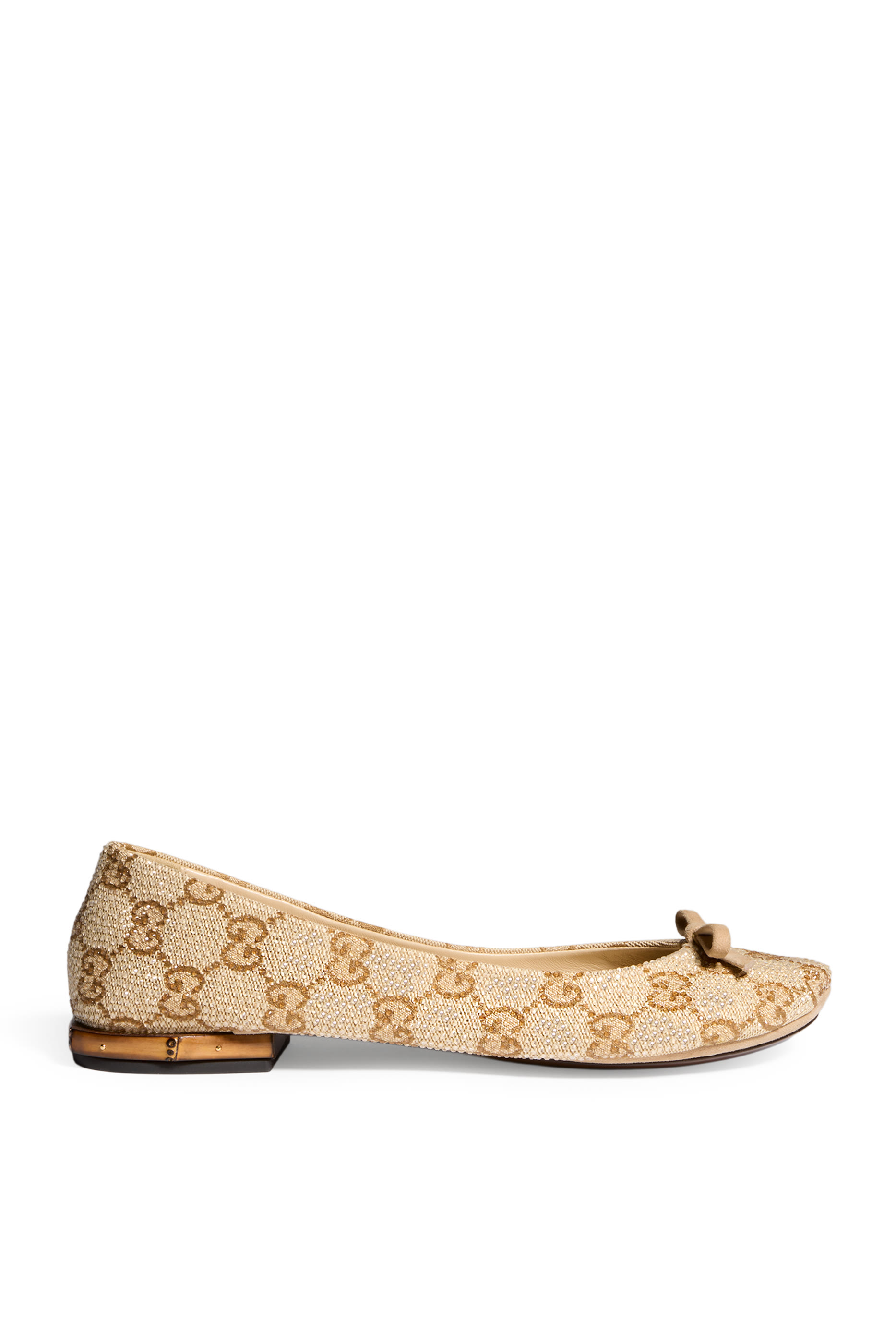 GG Crystal Ballet Flats