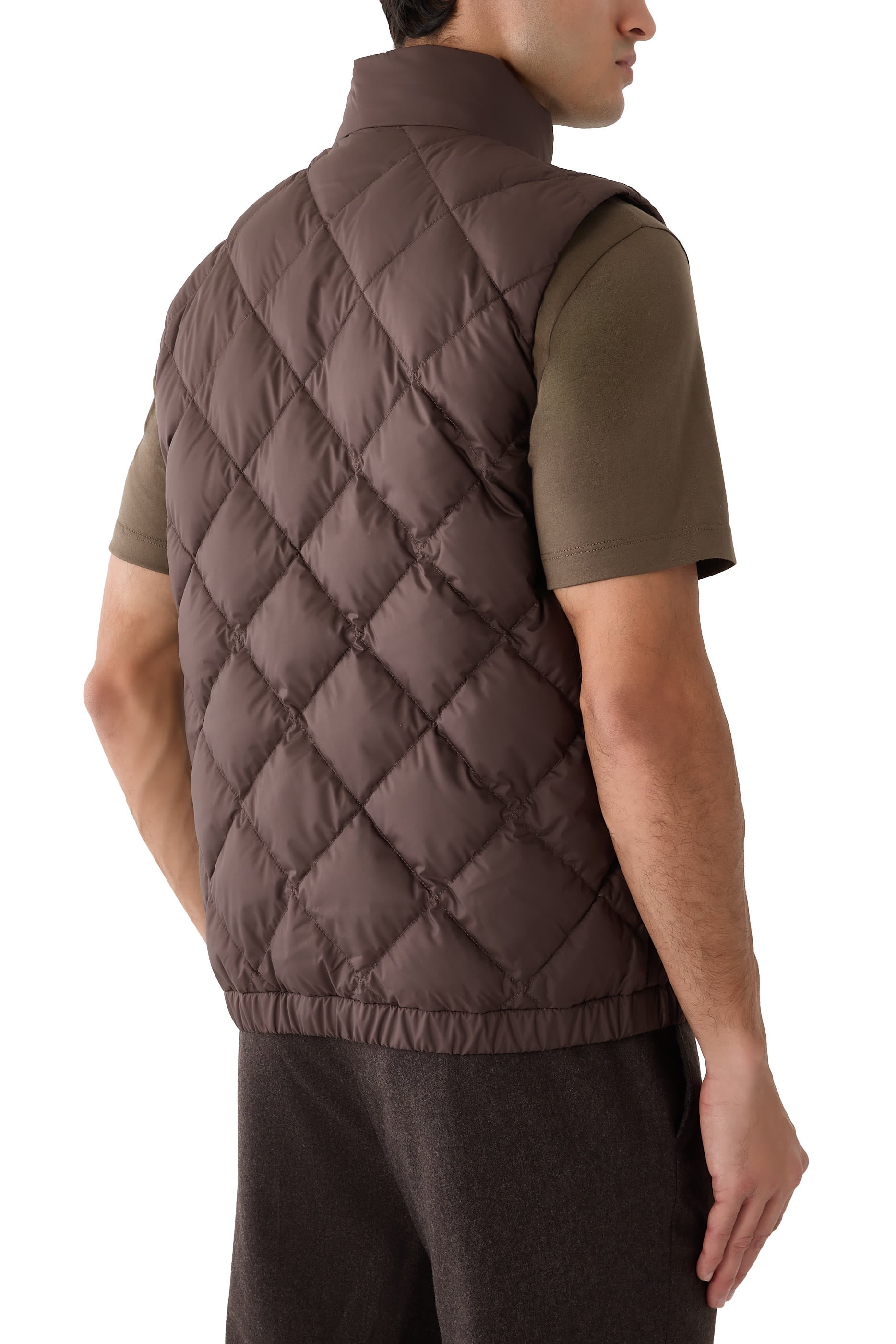 Chobe Diamond Quilted Down Vest