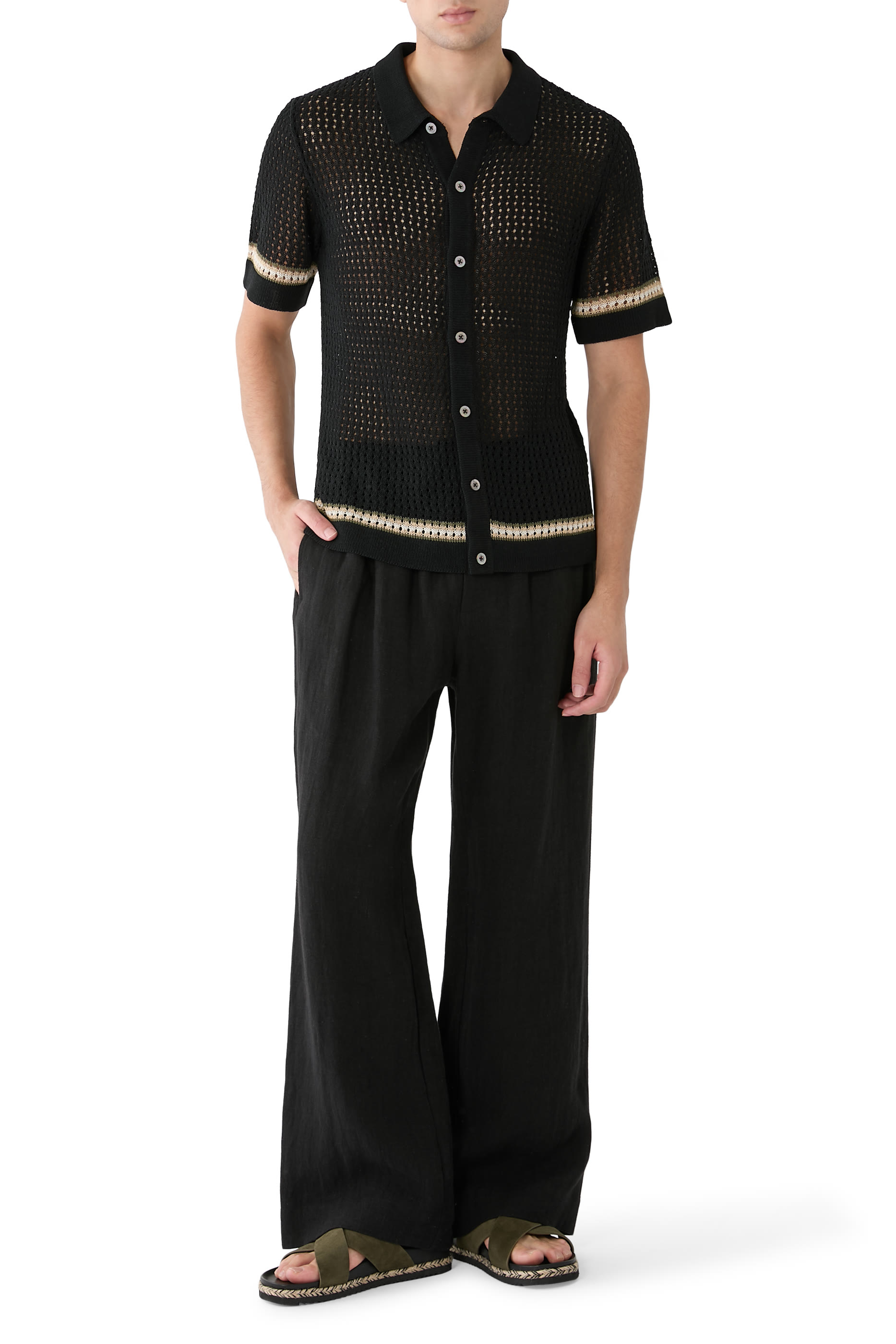 Benicio Crochet Shirt
