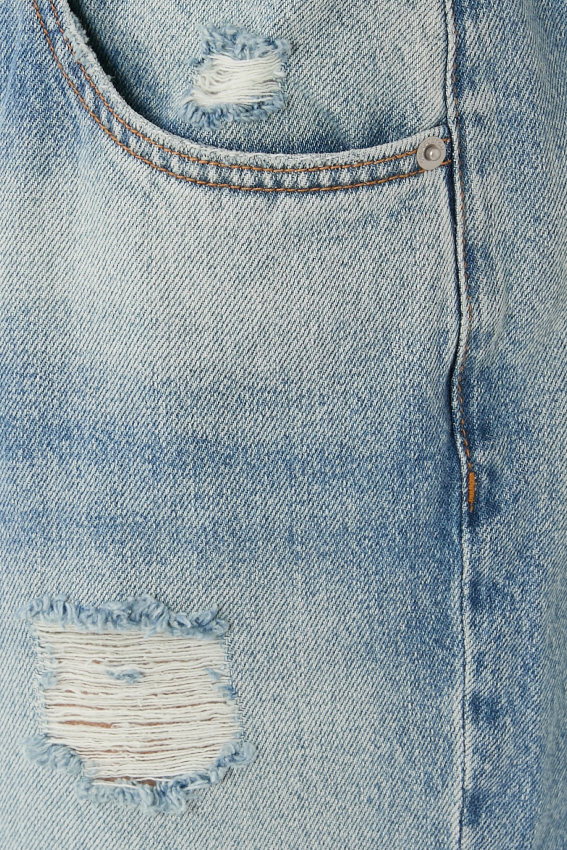 Distressed Denim Jeans