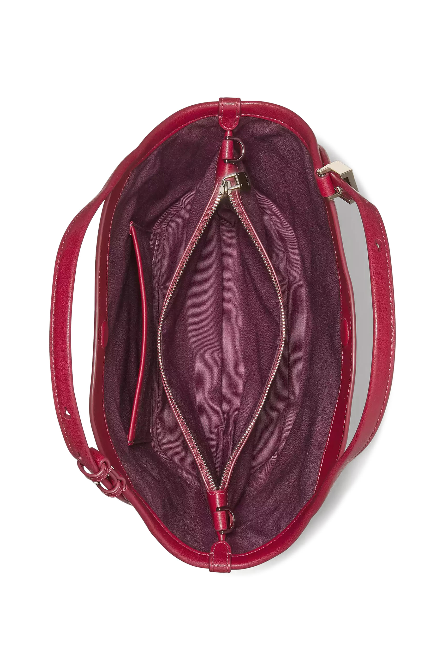 Deco Fine Grain Leather Small Tulip Tote