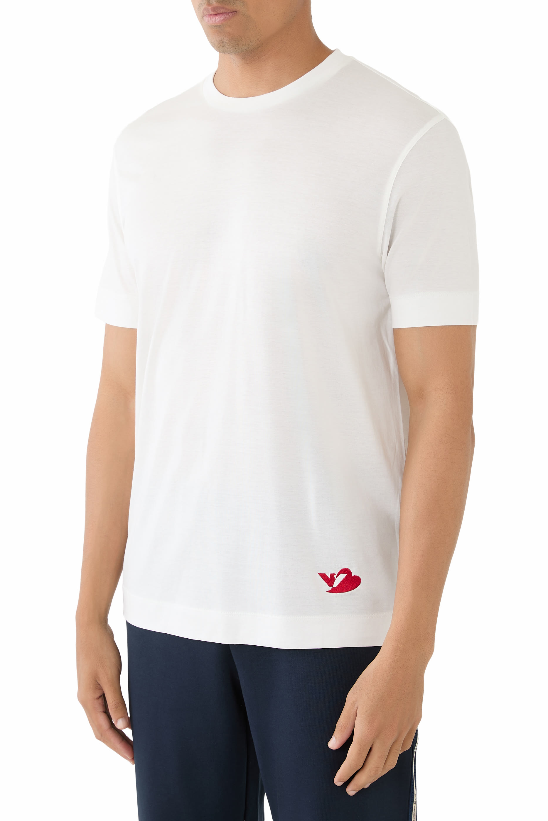 Heart Eagle Logo-Detail T-Shirt