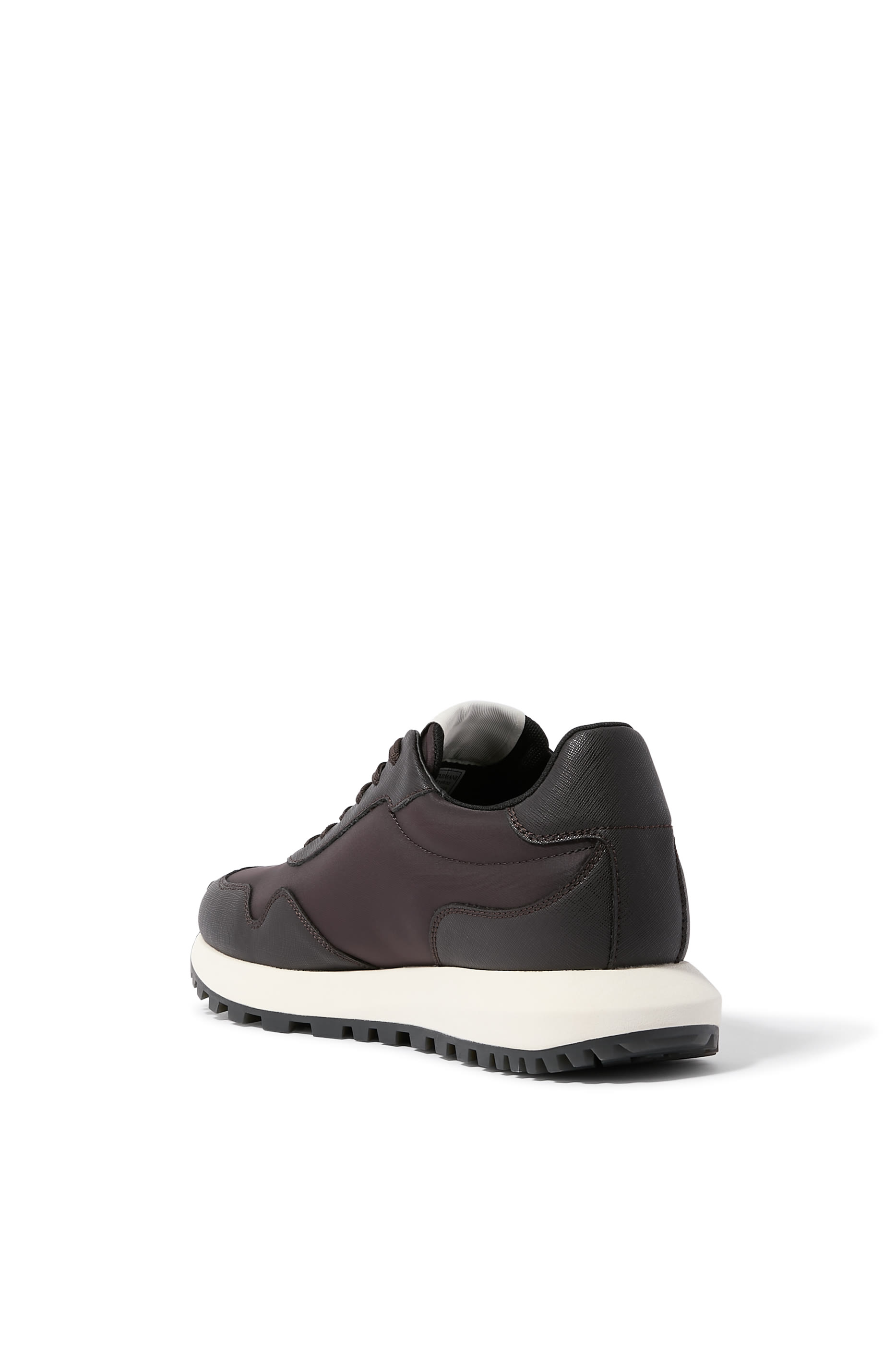 ASV Recycled Nylon Sneakers with Regenerated Saffiano Details
