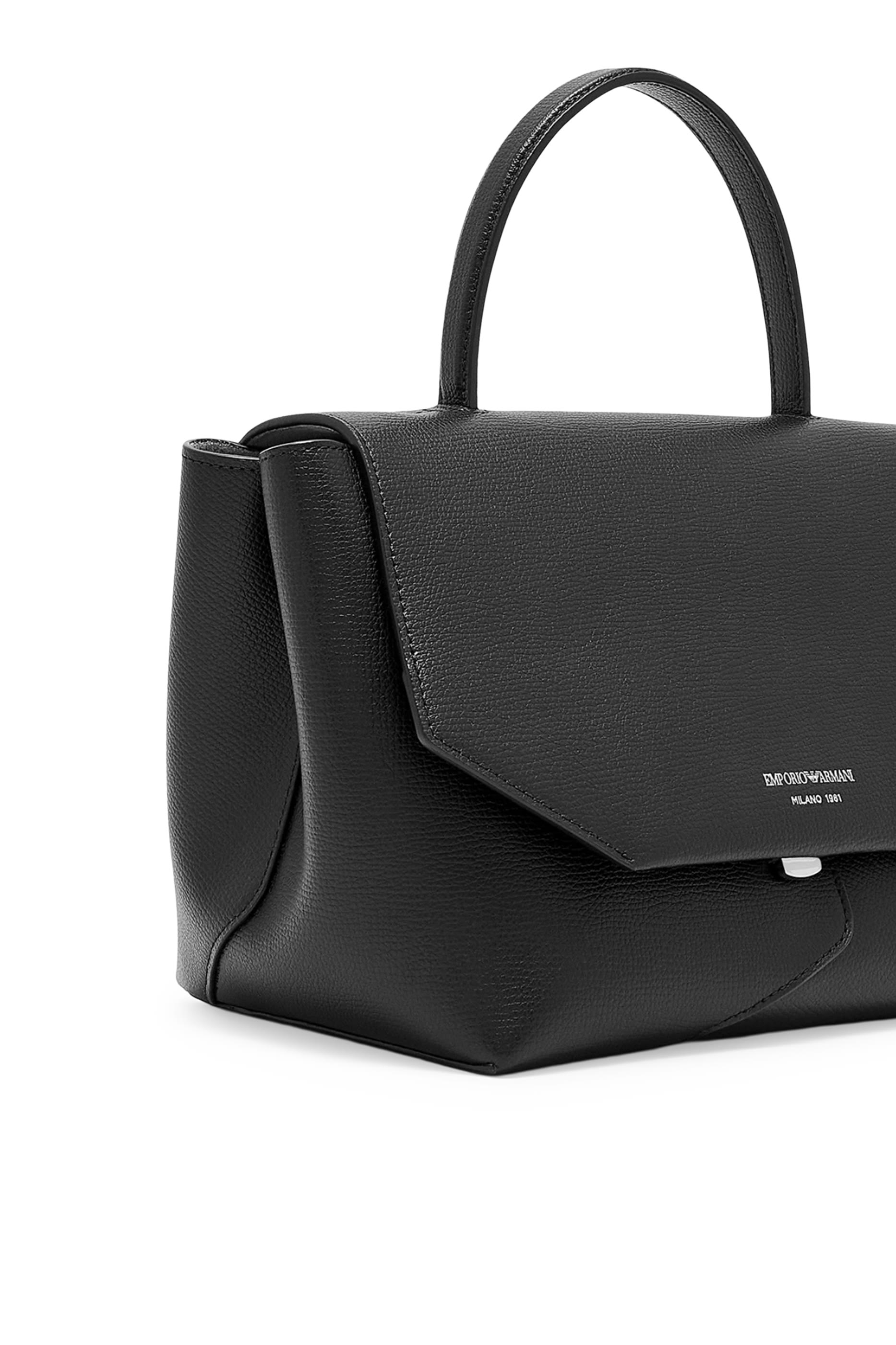 1981 Top-Handle Bag in Pebbled Leather