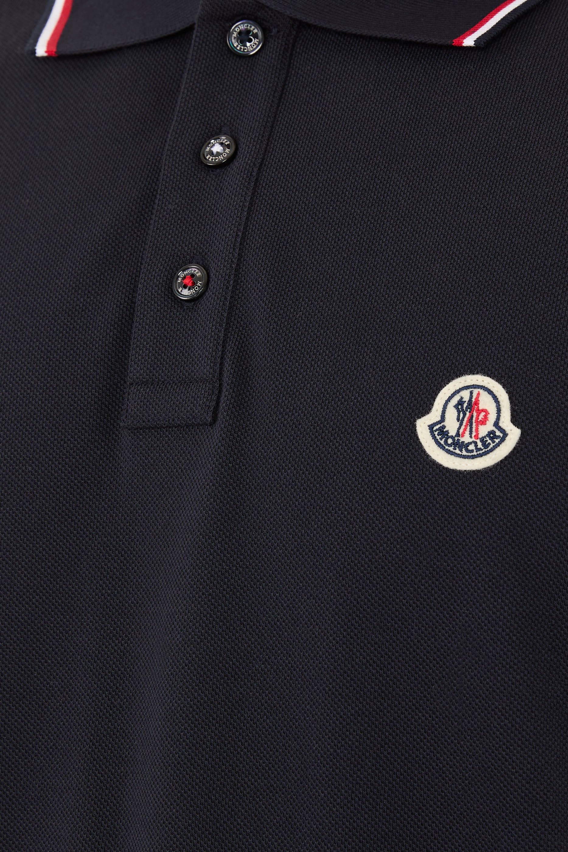 Tricolor-Trimmed Cotton Piquet Polo Shirt