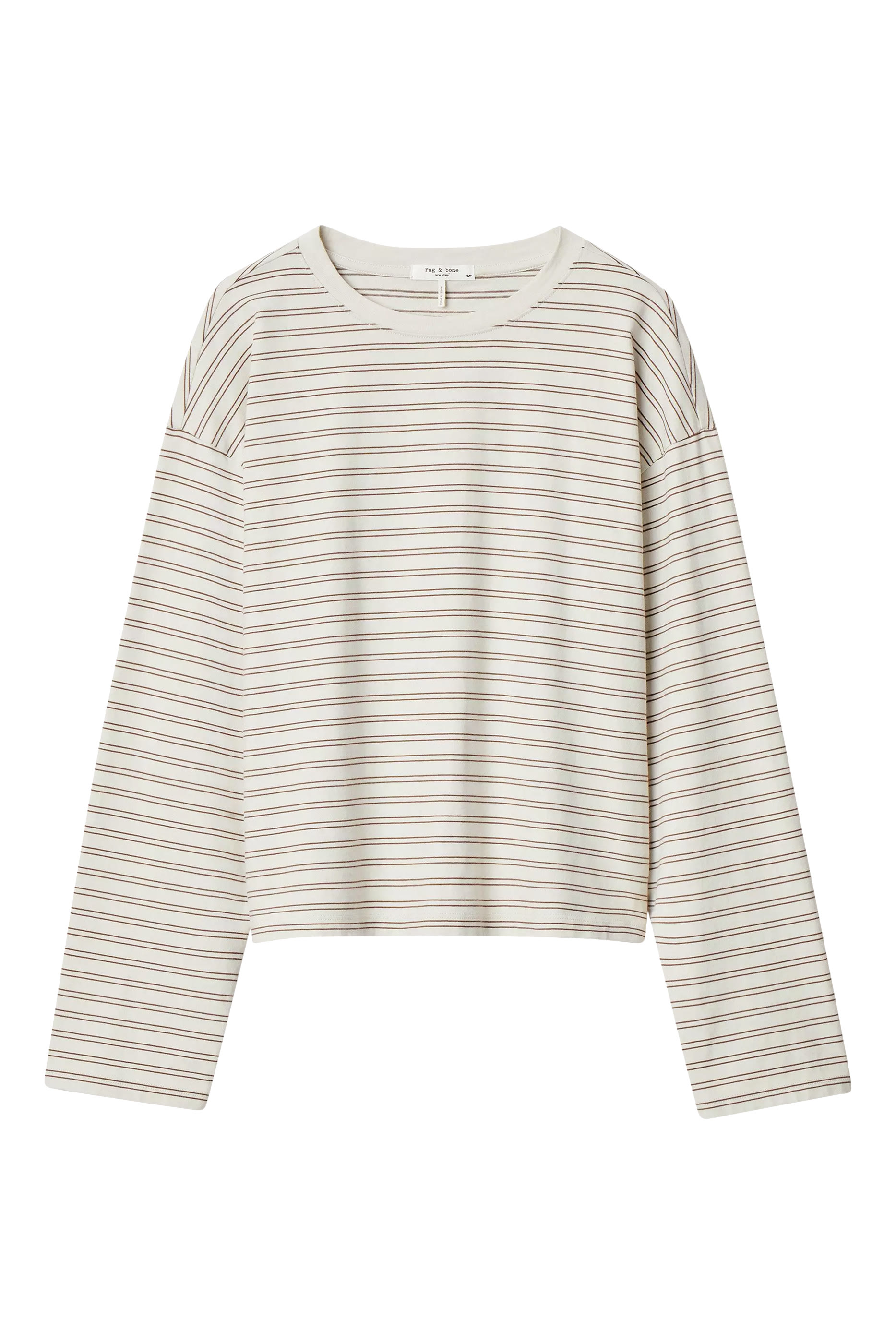 Kelly Boxy Striped Long-Sleeve T-Shirt