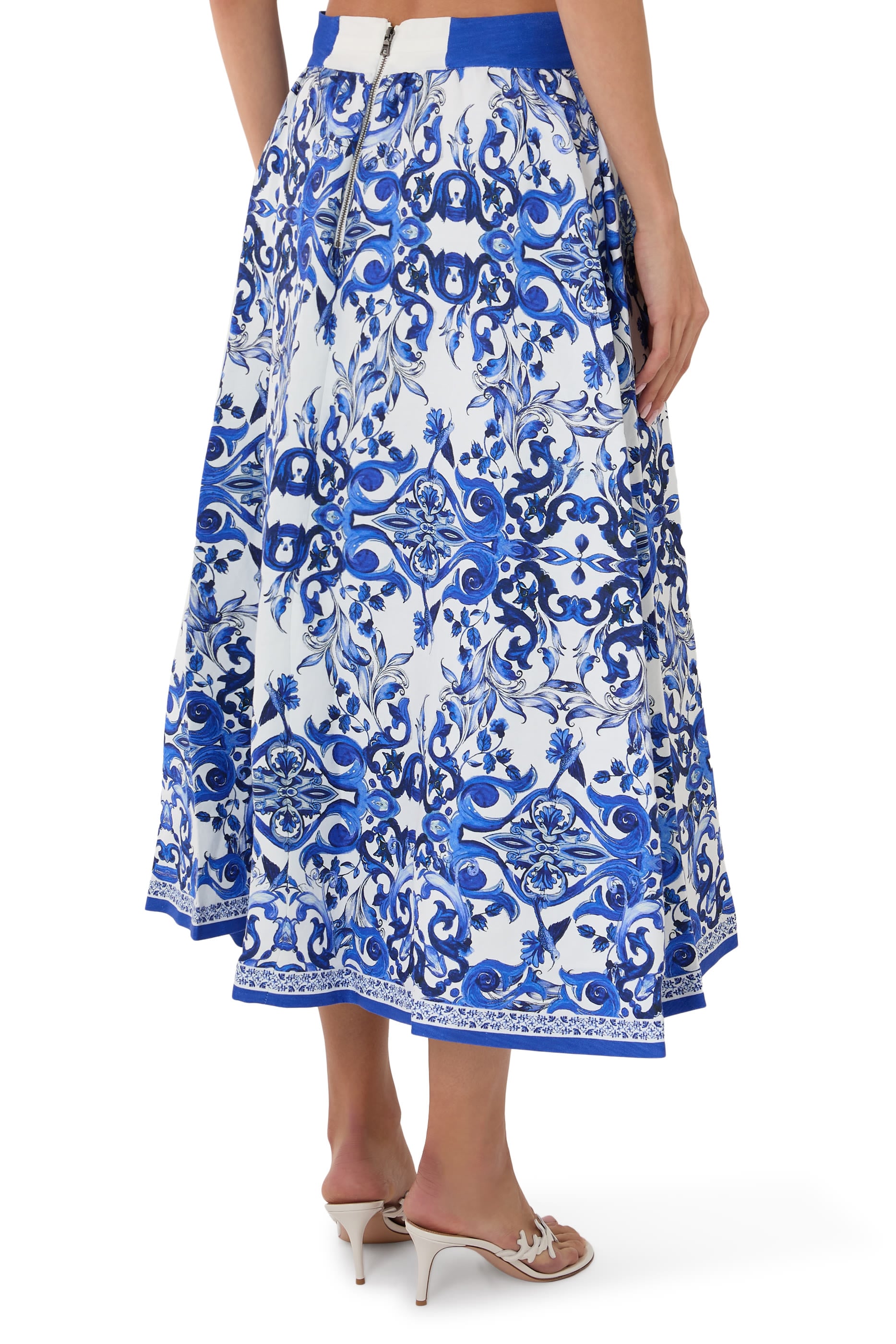 Earla Linen Midi Skirt 