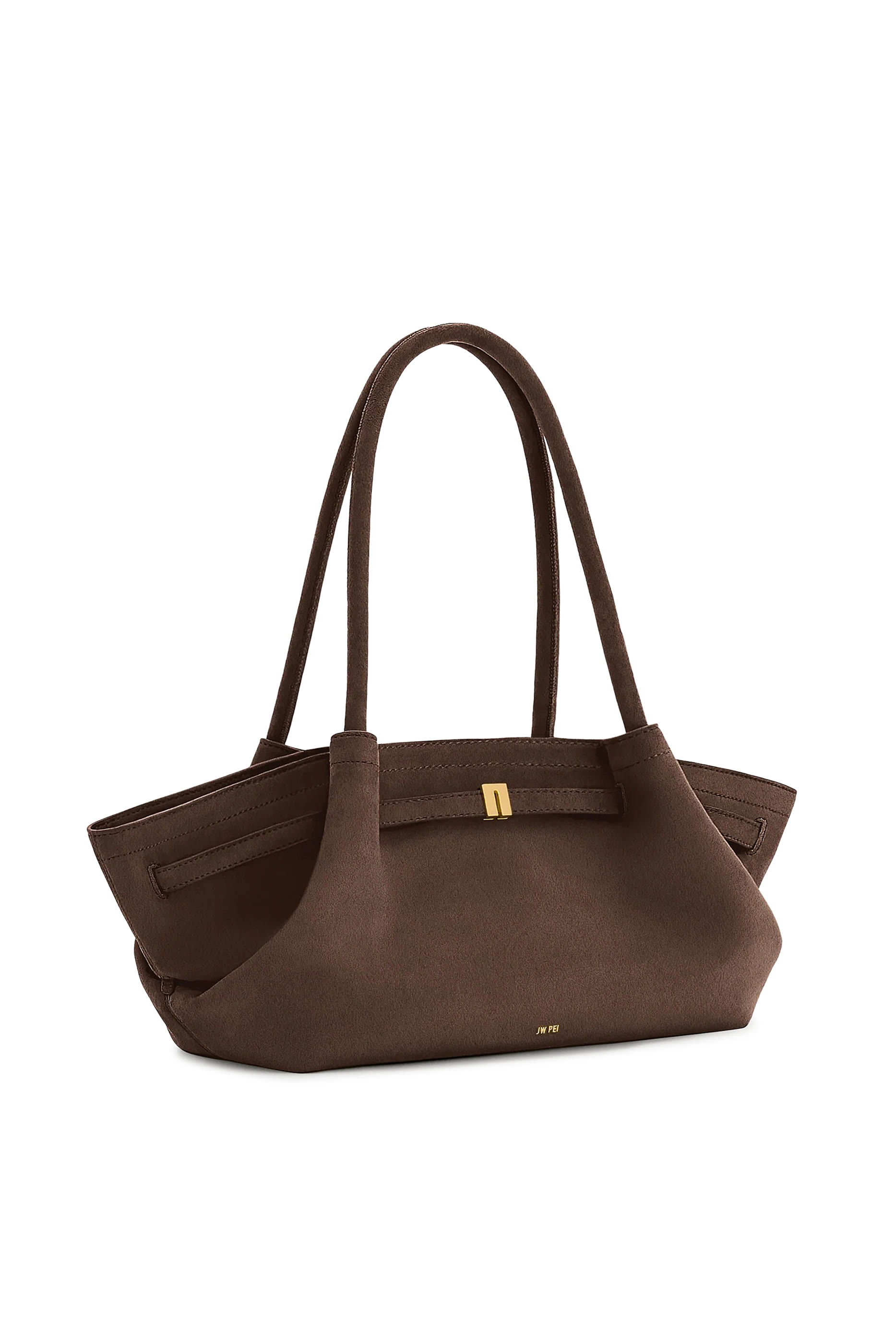 Hana Wide Faux Suede Tote Bag