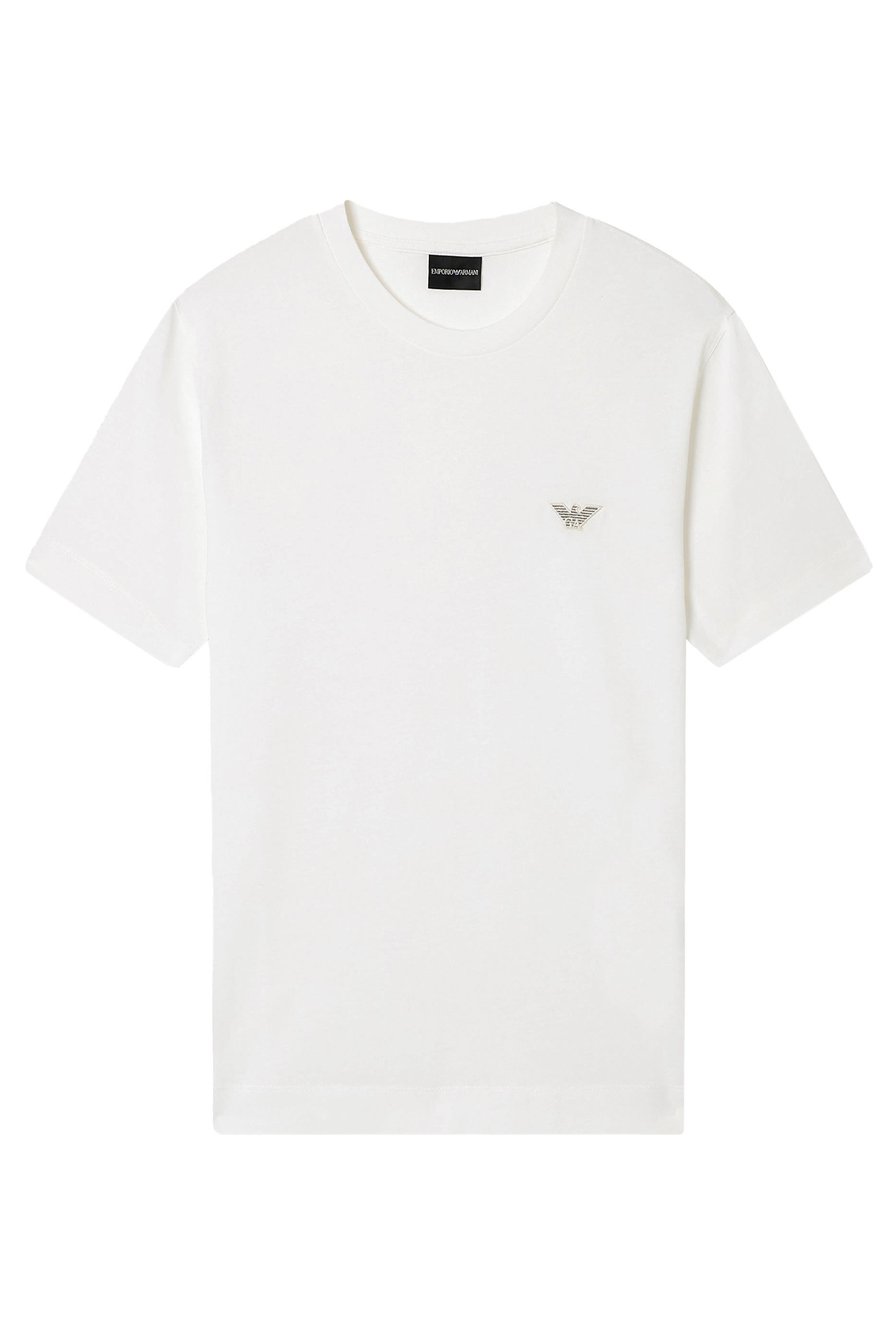 Micro Eagle Logo Cotton T-Shirt