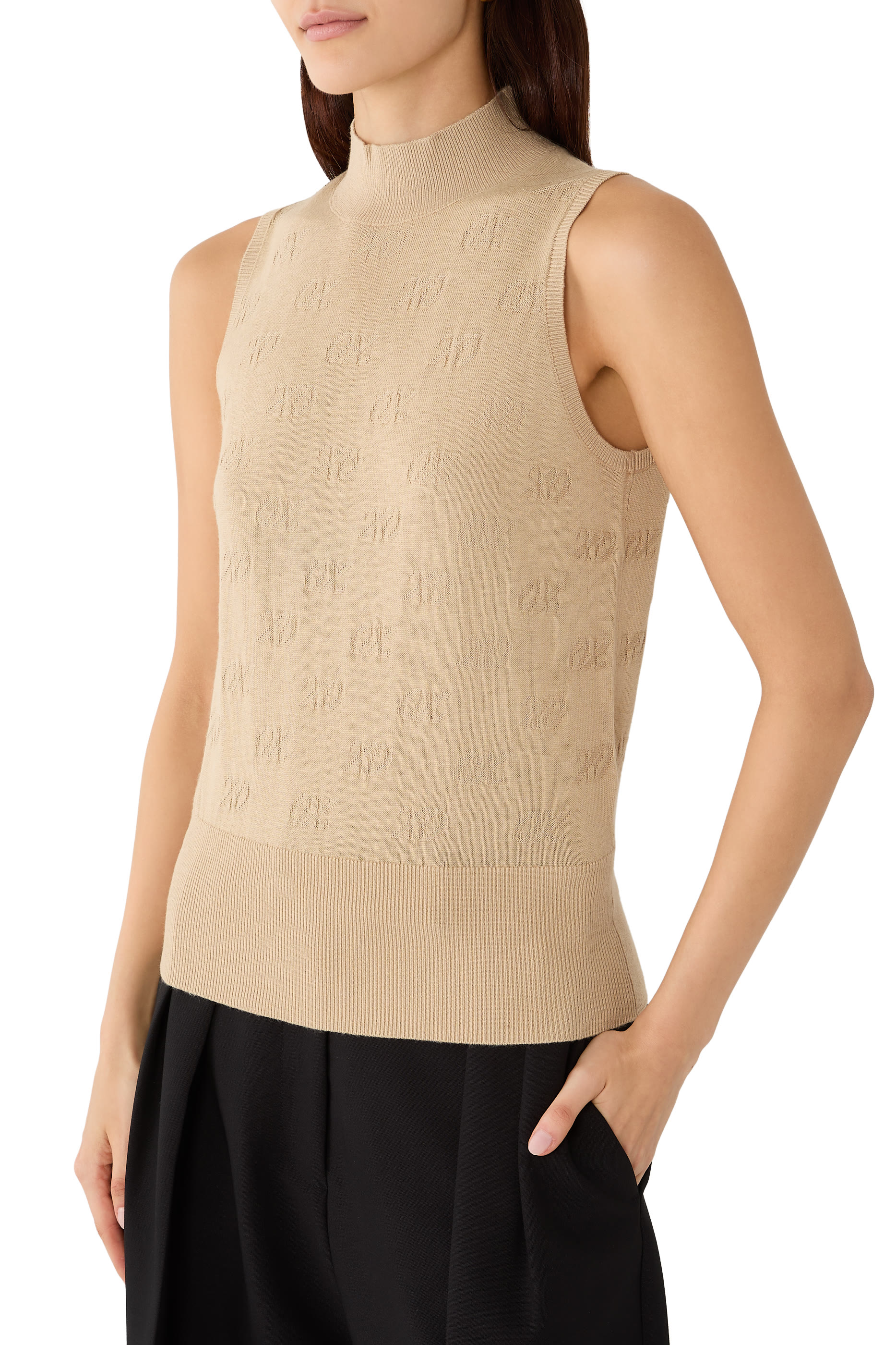 AX Allover Knit Top