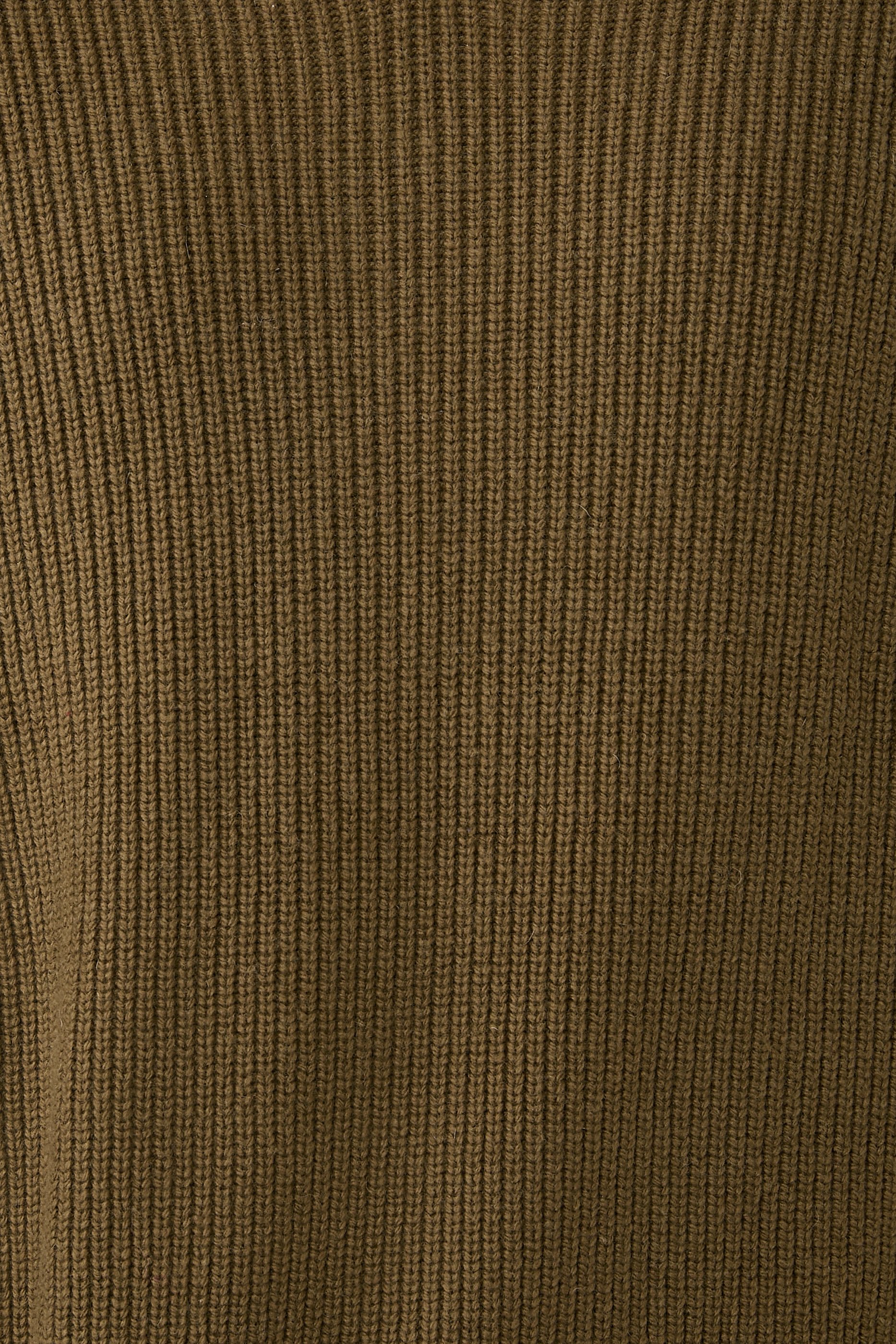 Open Neck Knit Polo Jumper