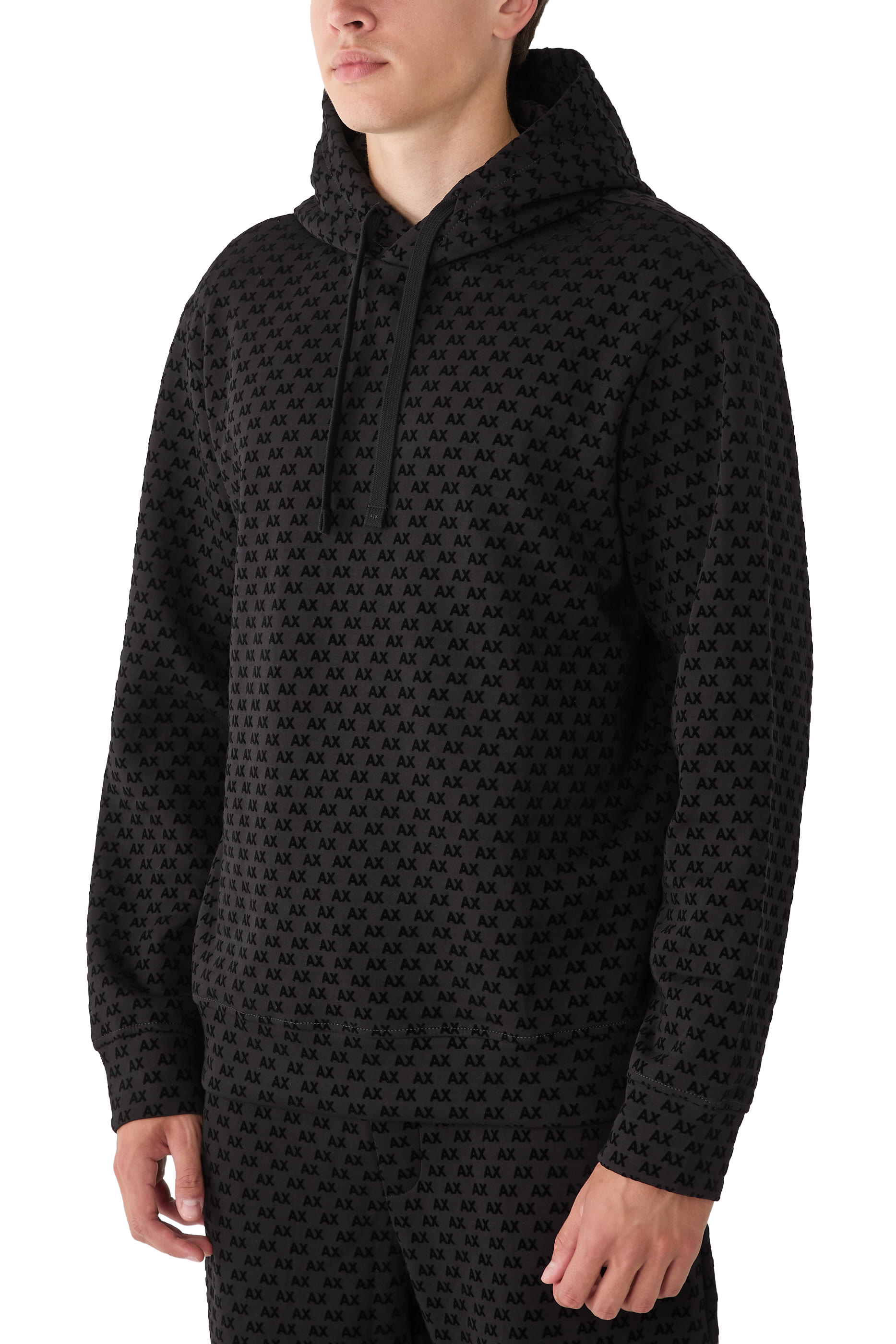 Bonded Stretch Cotton Sweatshirt
