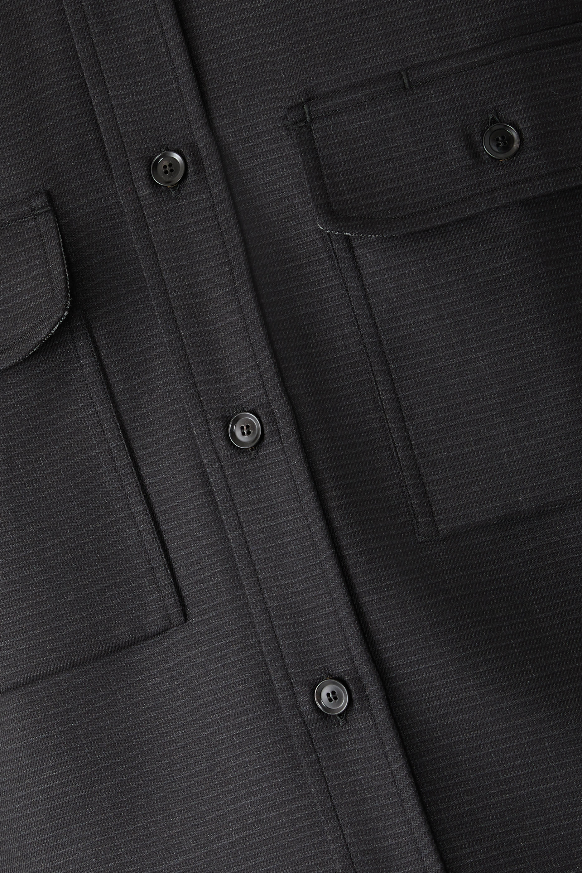Super 160's Wool Military Shirt