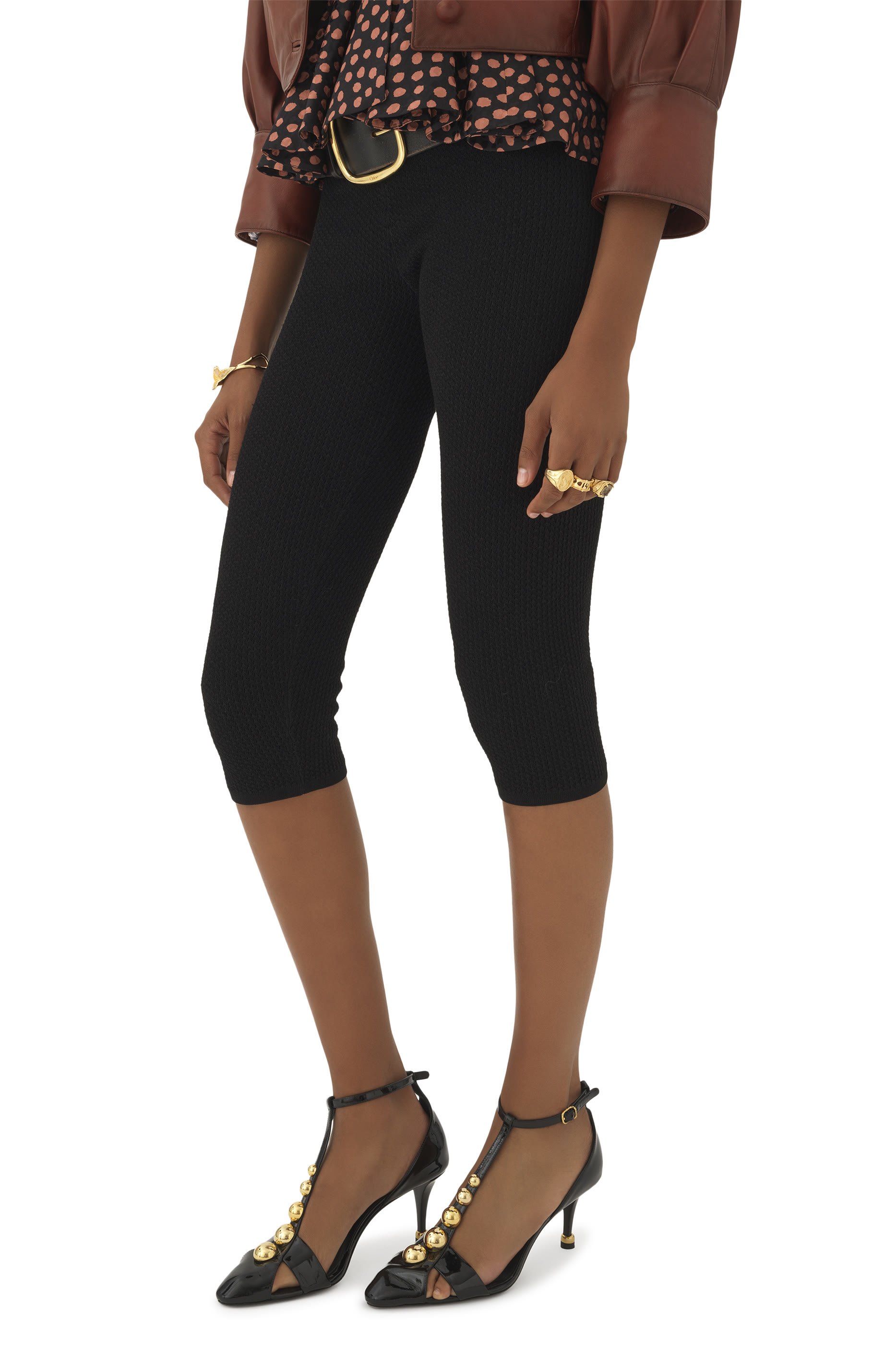 High-Rise Capri Leggings