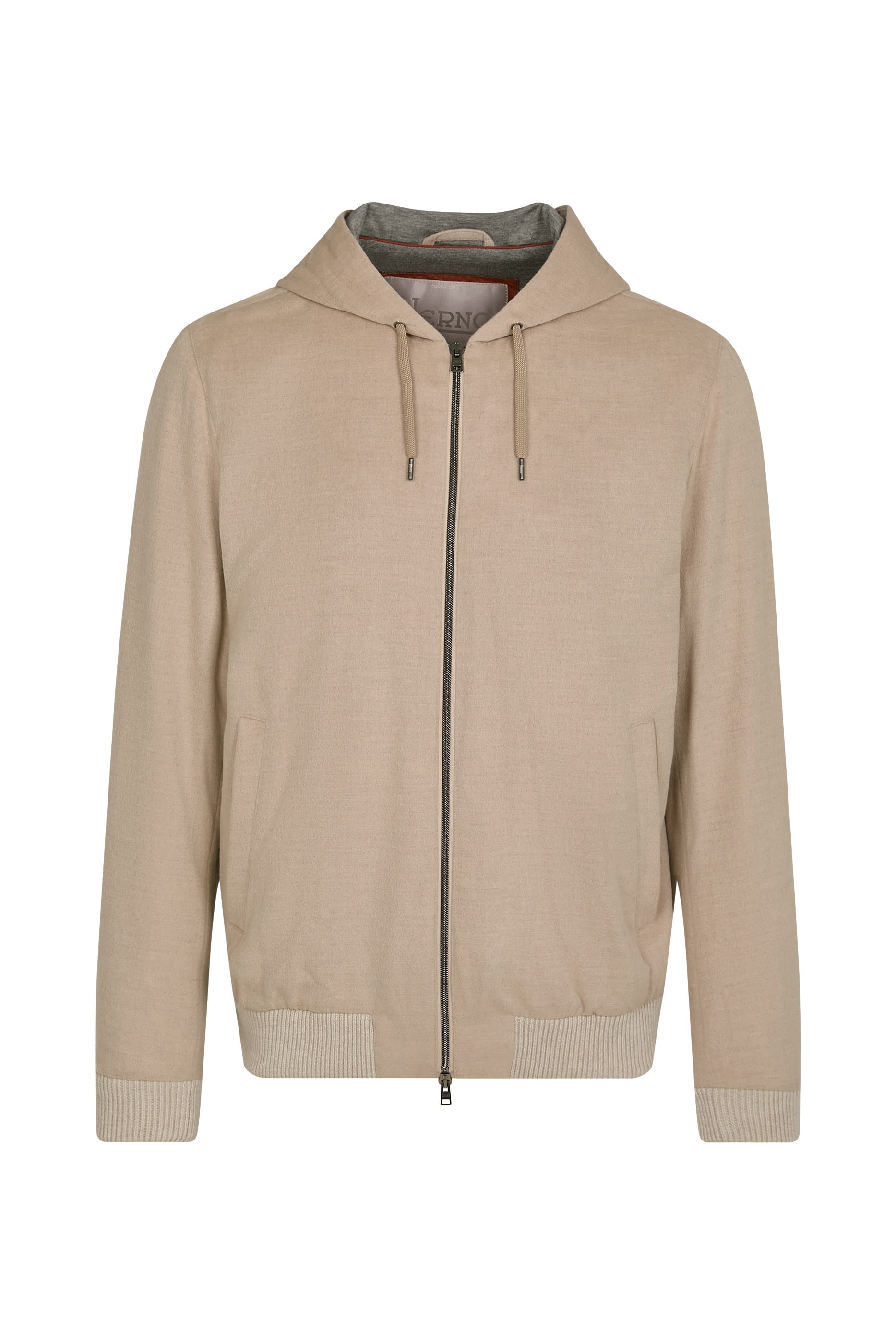  Resort Jacket in Wool-Blend Melange Flannel 