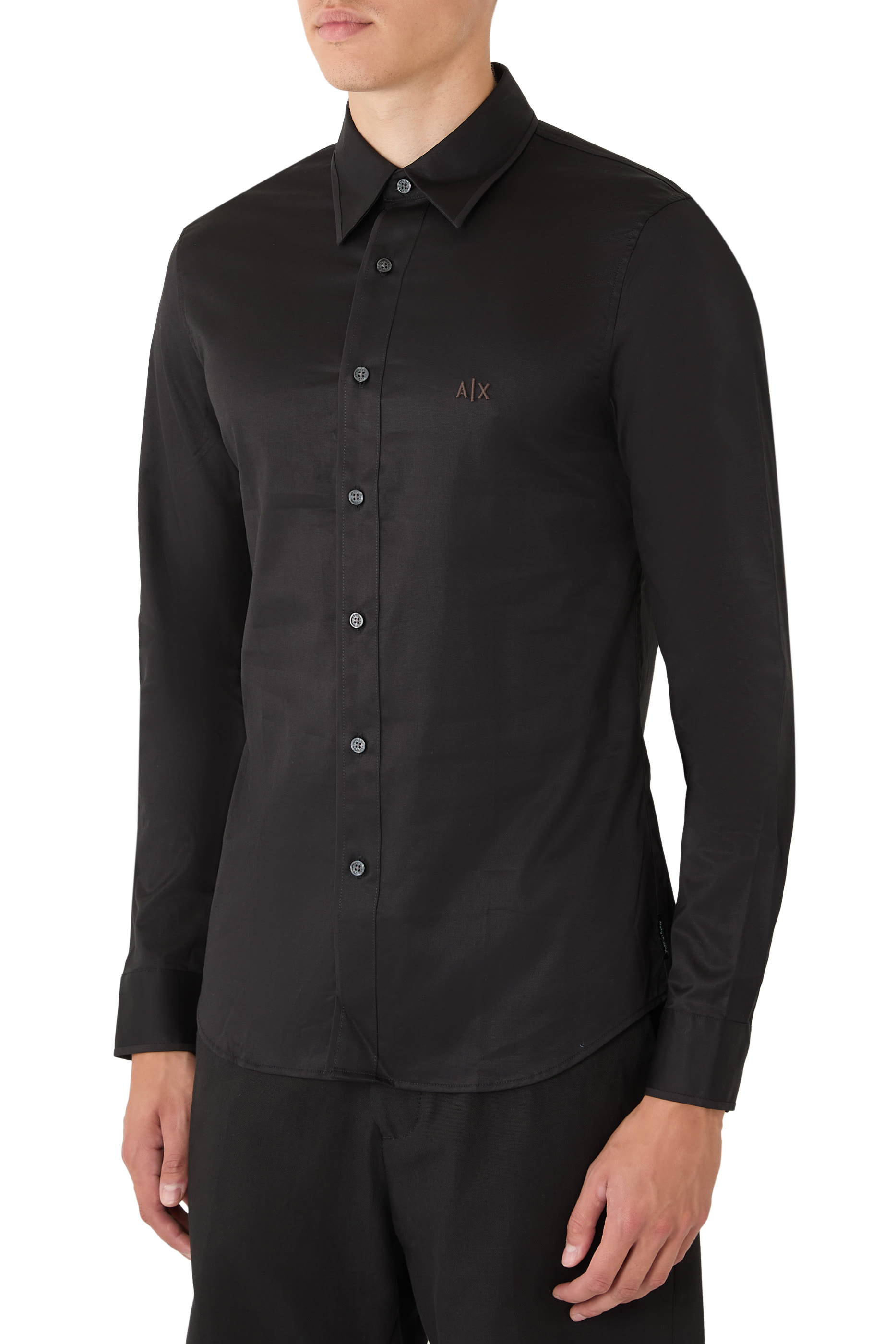 AX Logo Long Sleeves Shirt