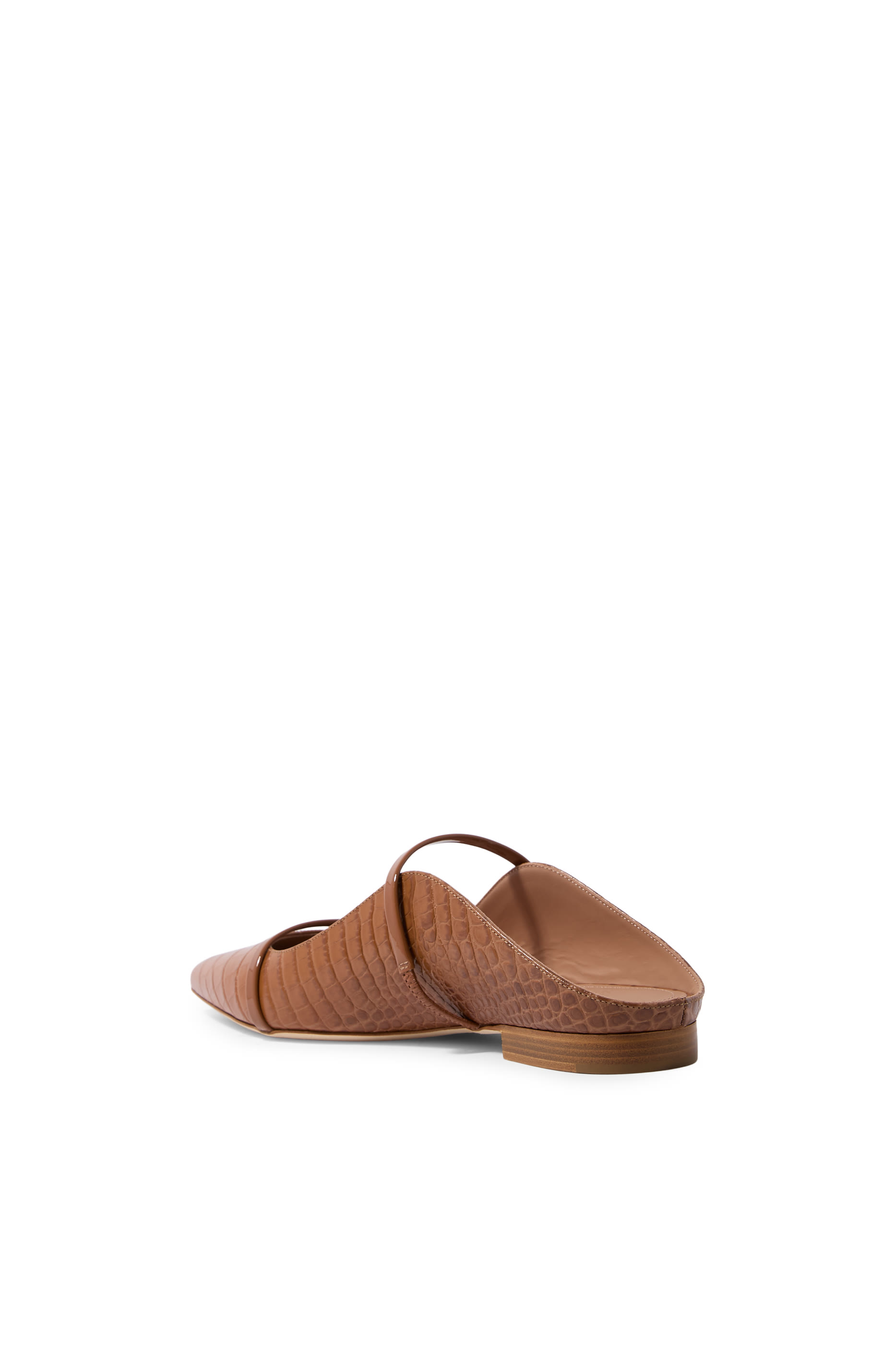 Maureen Croc-Embossed Flats