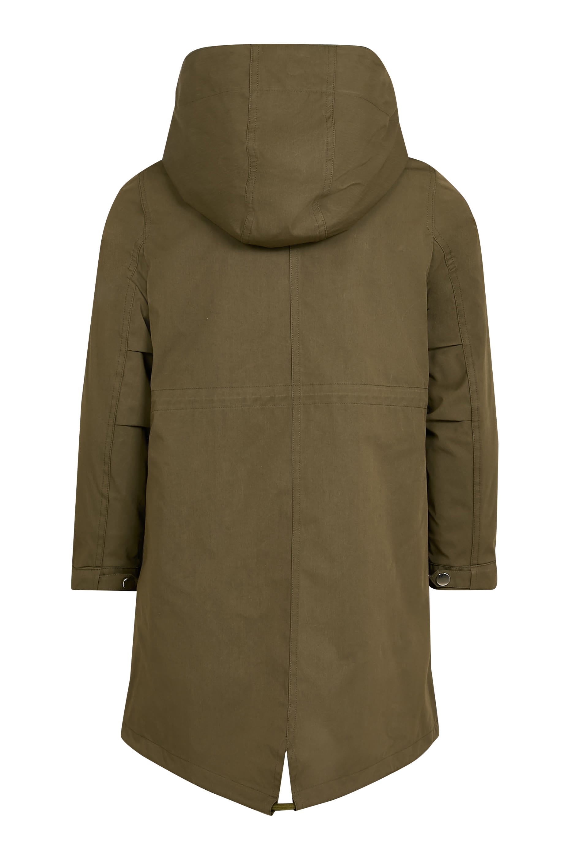 Kids Cotton-Blend Fur-Trim Parka 
