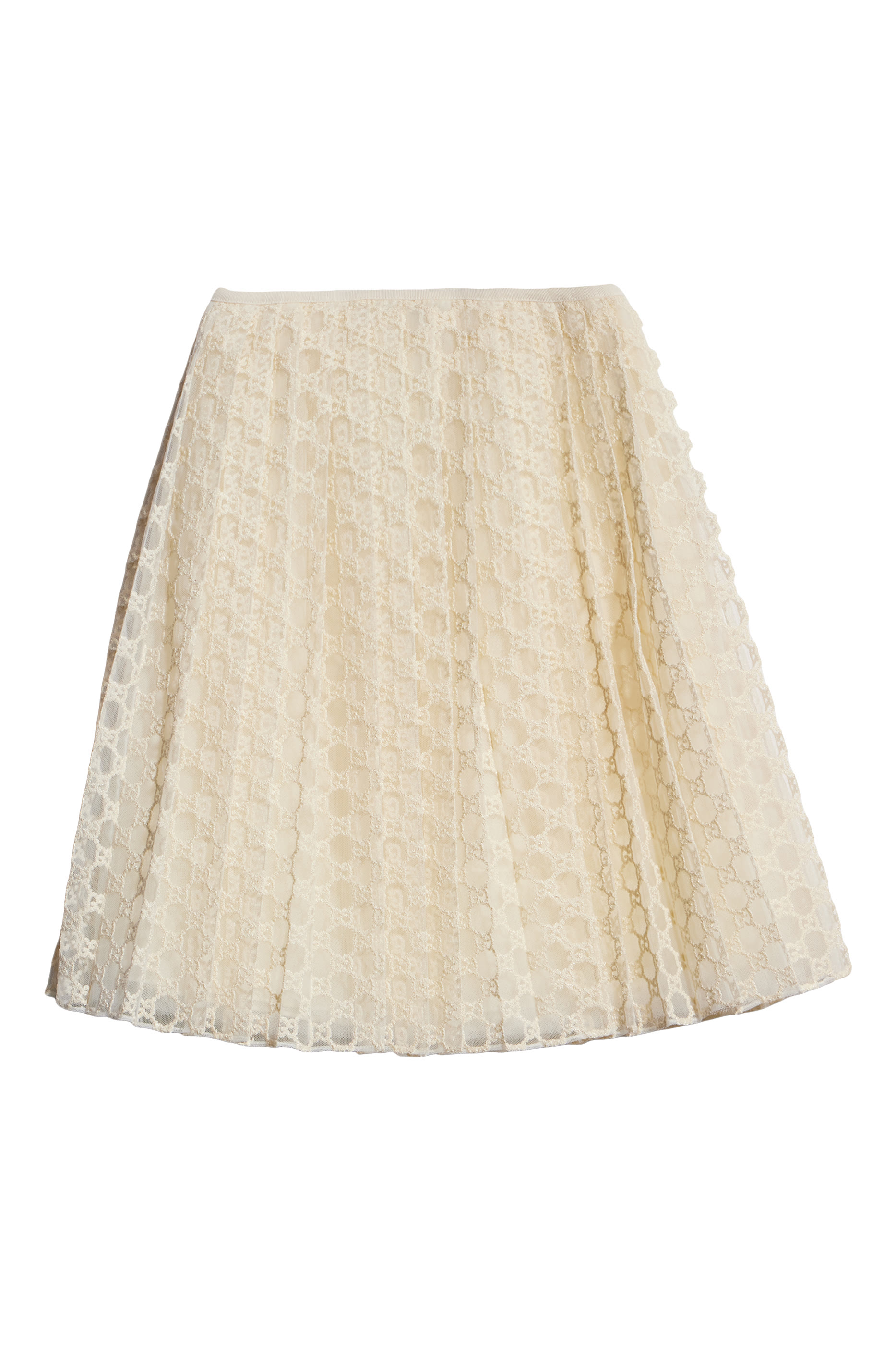 Kids Embroidered GG Tulle Skirt