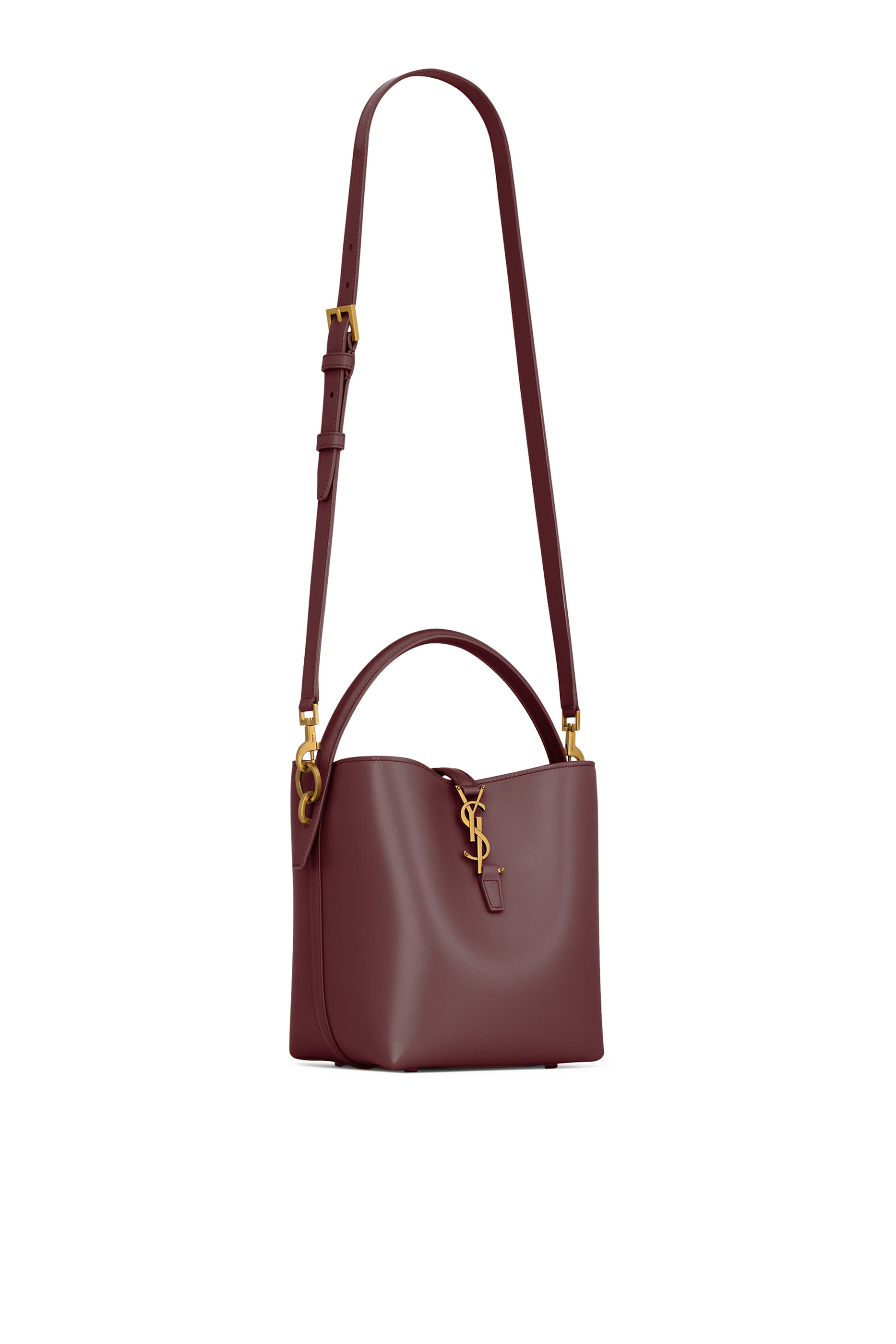 Le 37 Small Shoulder Bag in Shiny Leather