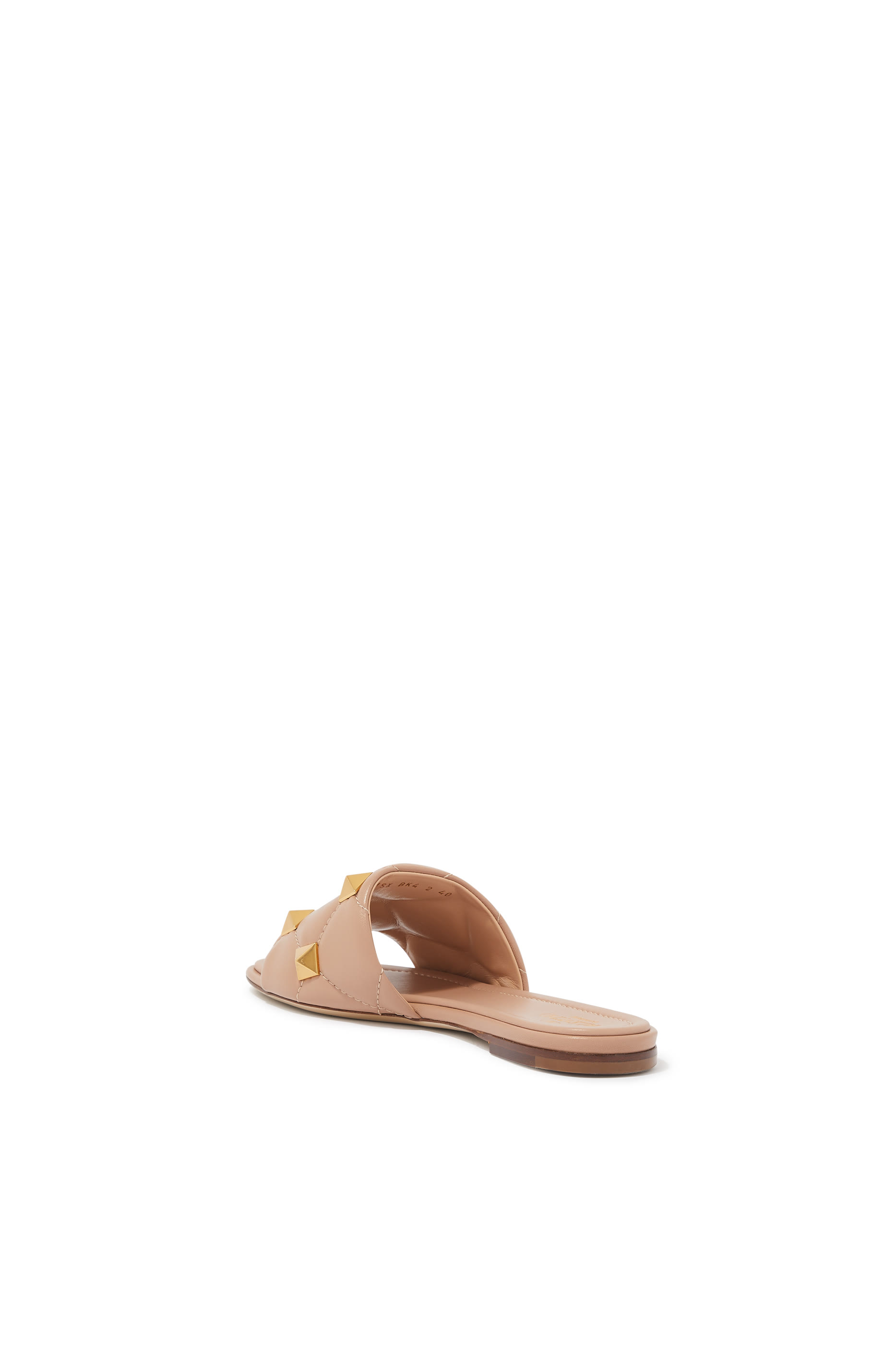 Roman Stud Flat Slide Sandals