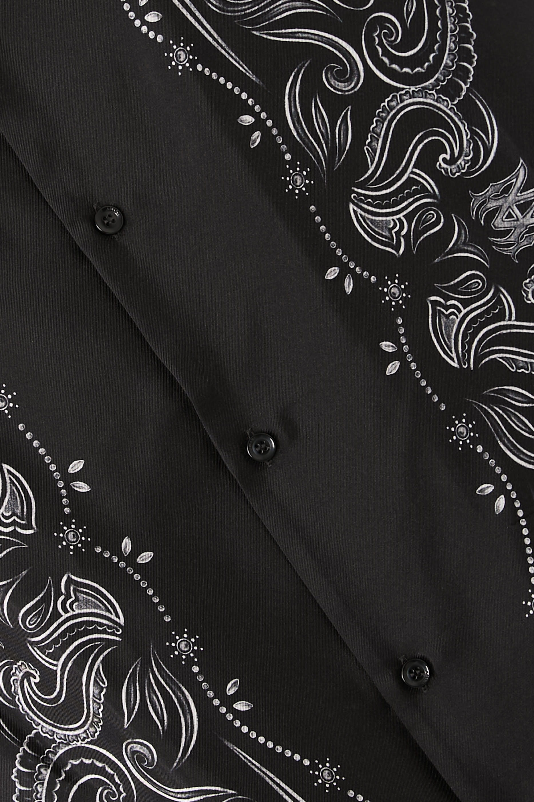 Bandana Paint Oversized Bowling Shirt