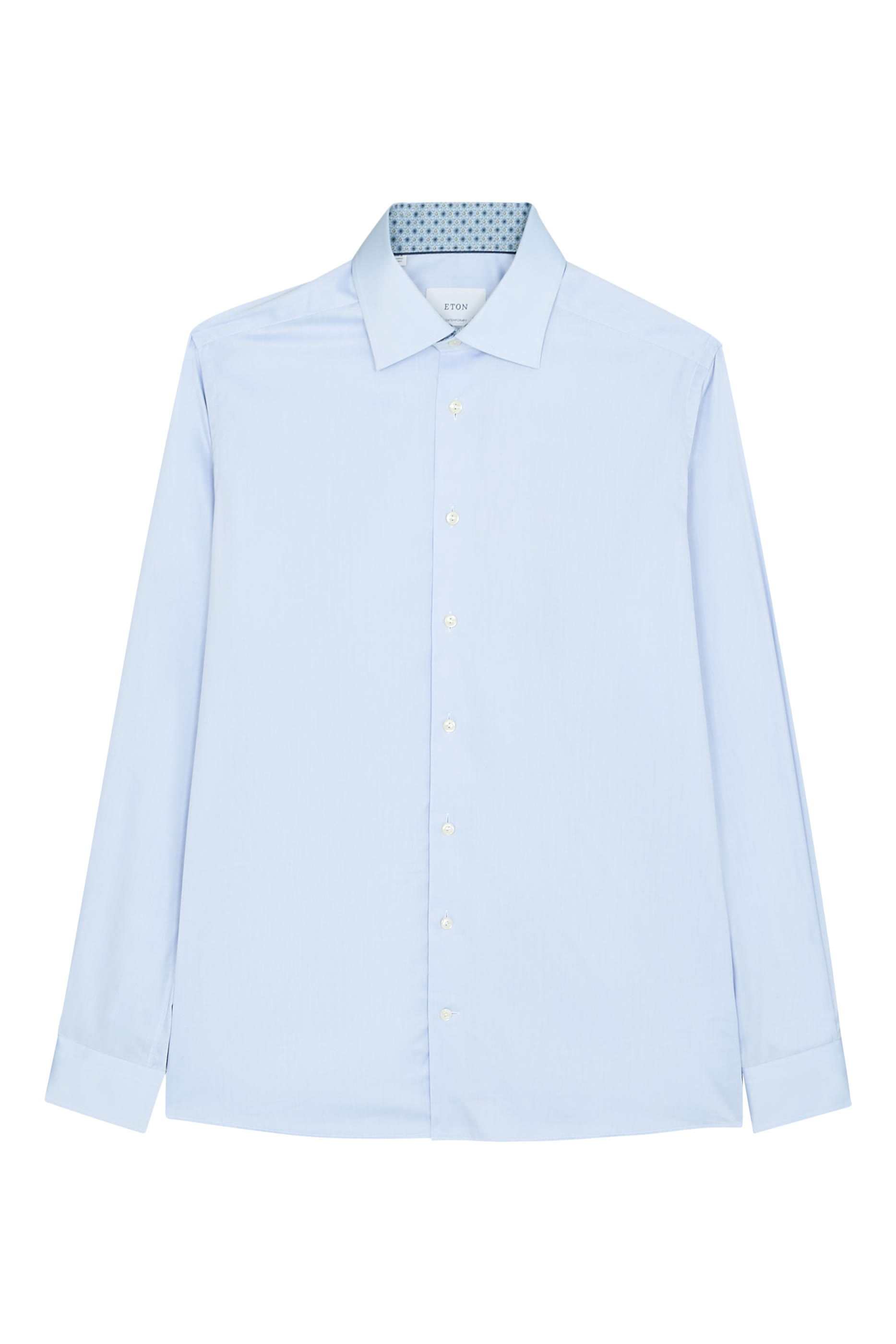 Medallion Contrast Signature Twill Shirt