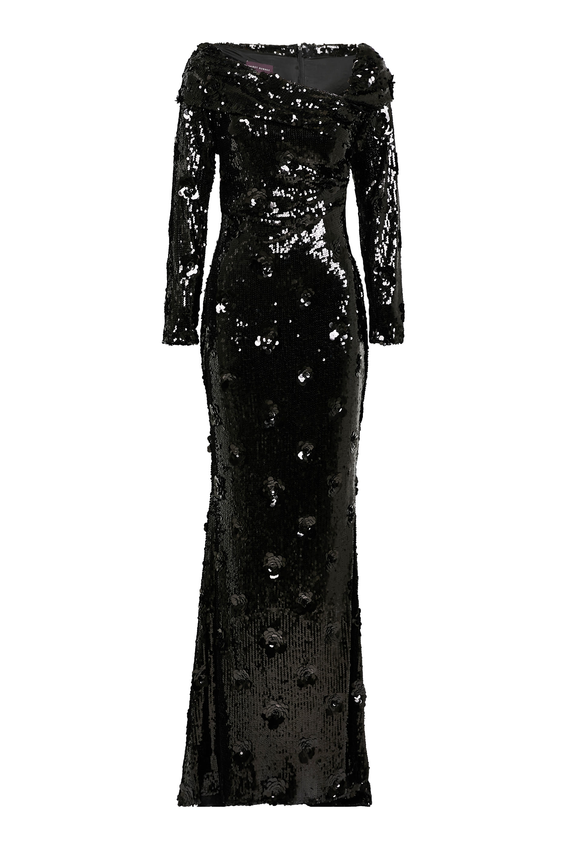 Sequin Embellished Evening Gown
